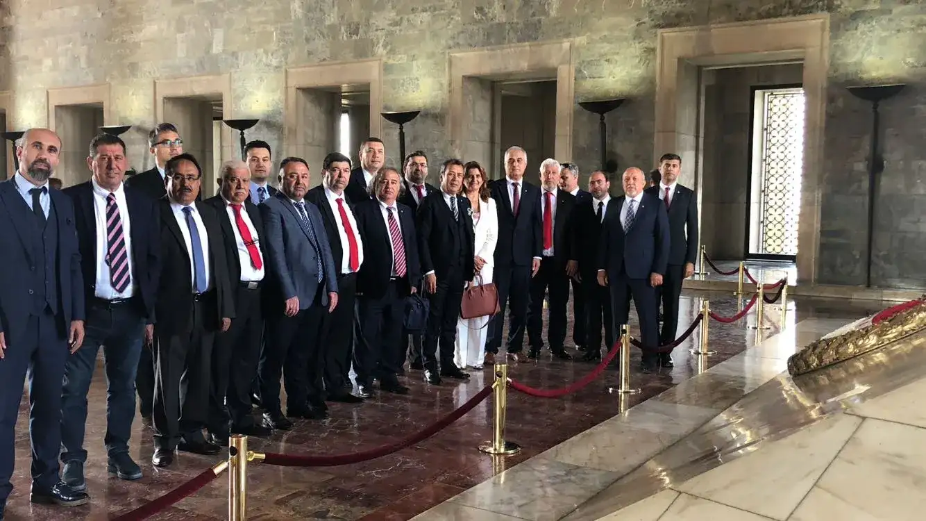 MİTSO MECLİSİ ANITKABİR'DE MİTSO MECLİSİ'NDEN ATA'MIZA SAYGILAR - 2