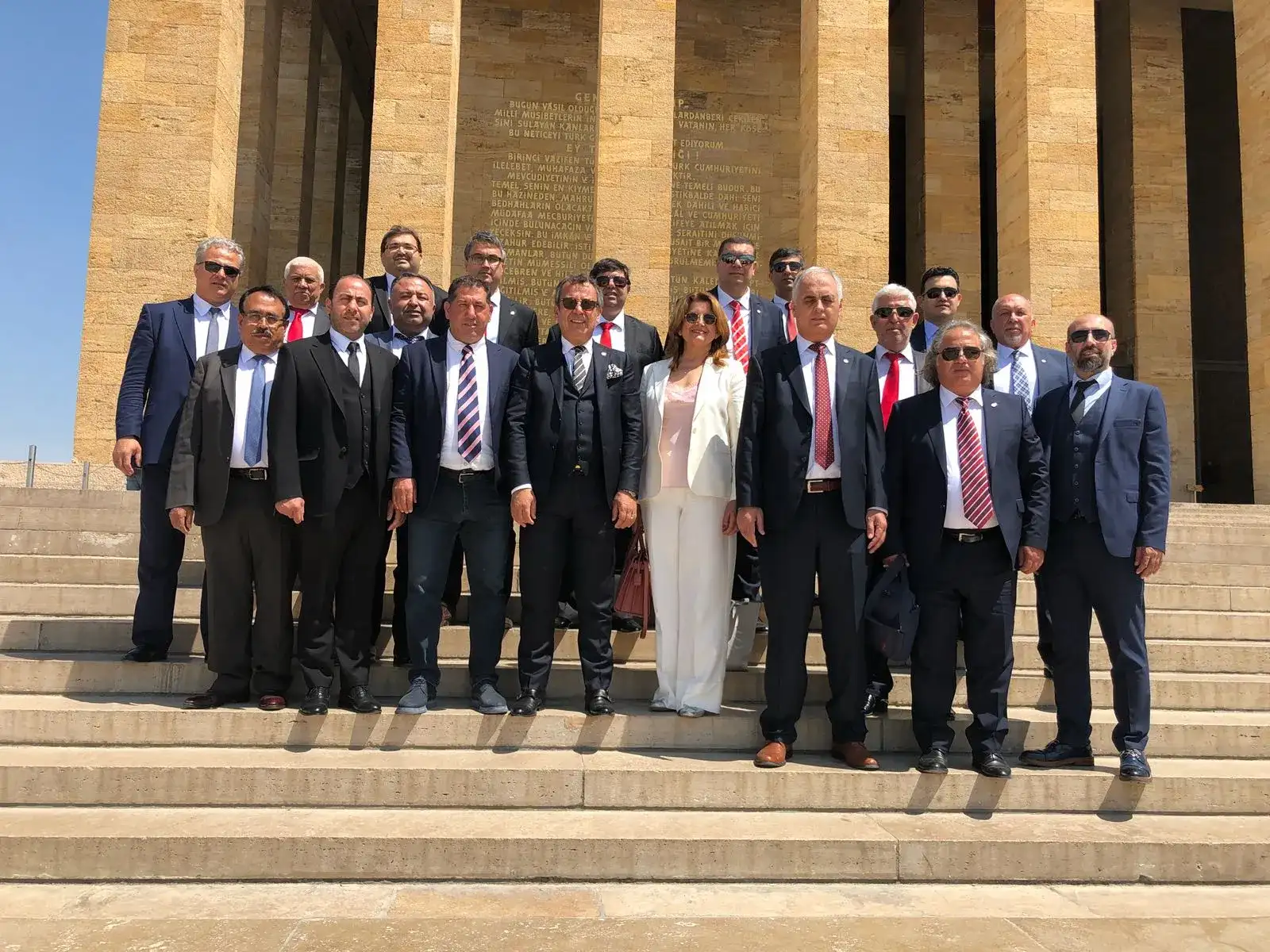 MİTSO MECLİSİ ANITKABİR'DE MİTSO MECLİSİ'NDEN ATA'MIZA SAYGILAR - 3