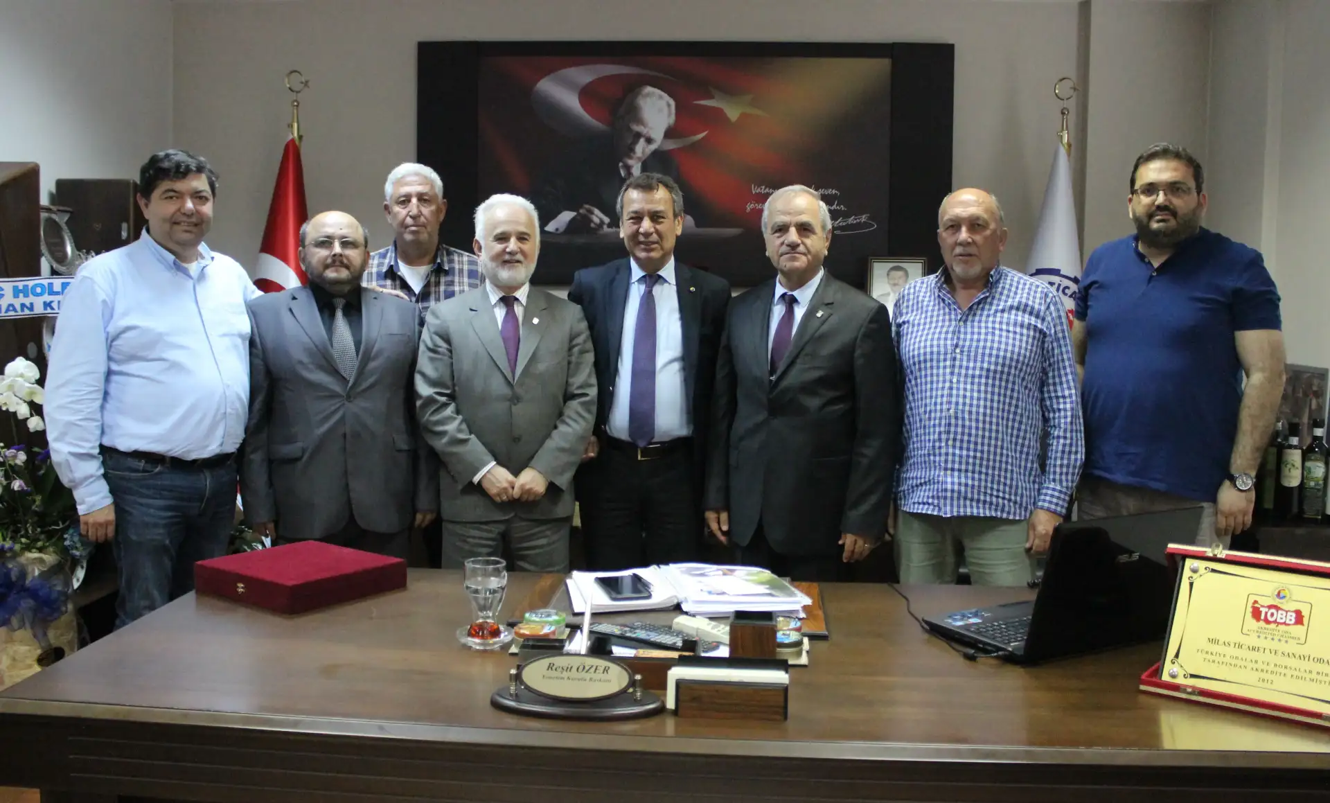 Muğla Sıtkı Koçman Üniversitesi Rektörü Prof. Dr. Harmandar MİTSO'da... - 2