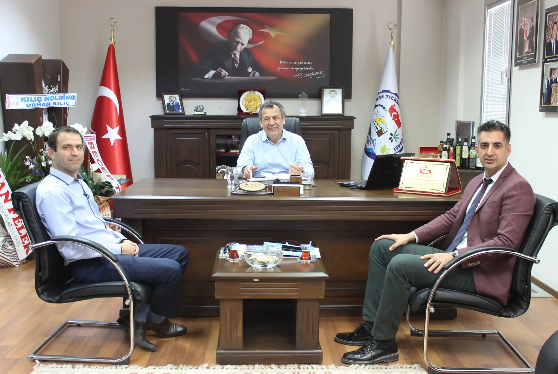 Başhekim MİTSO'da... 75. YIL DEVLET HASTANESİNE HER GÜN YAKLAŞIK 2 BİN 500 KİŞİ BAŞVURUYOR...