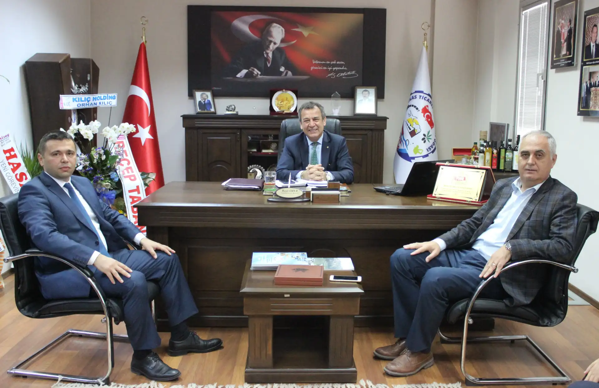 MİTSO'YA İLK SEÇİM KUTLAMASI HALKBANK'TAN