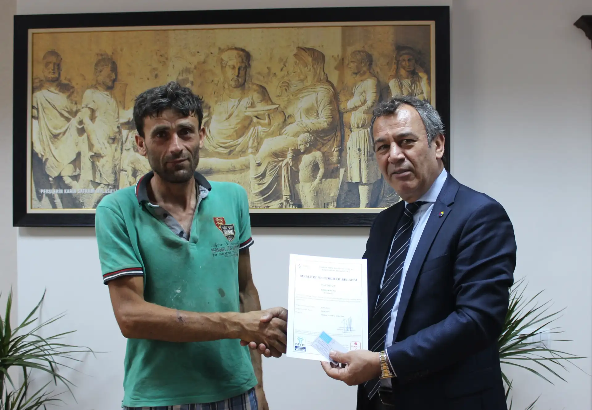MİTSO'DAN MESLEKİ YETERLİLİK BELGELERİNİ ALDILAR - 2