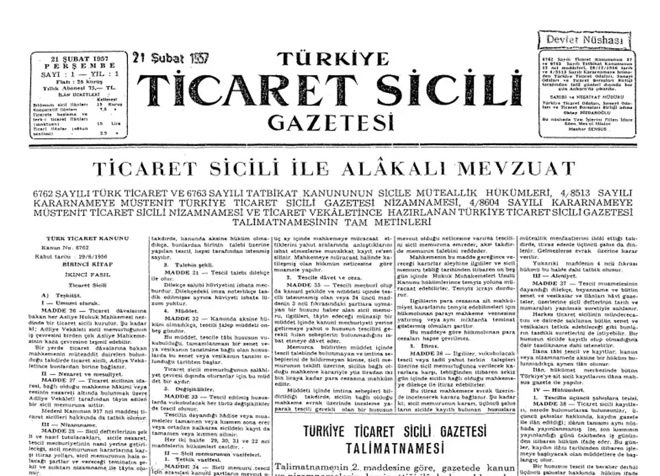 TİCARET SİCİL GAZETESİNDE DİJİTAL DÖNÜŞÜM - 1