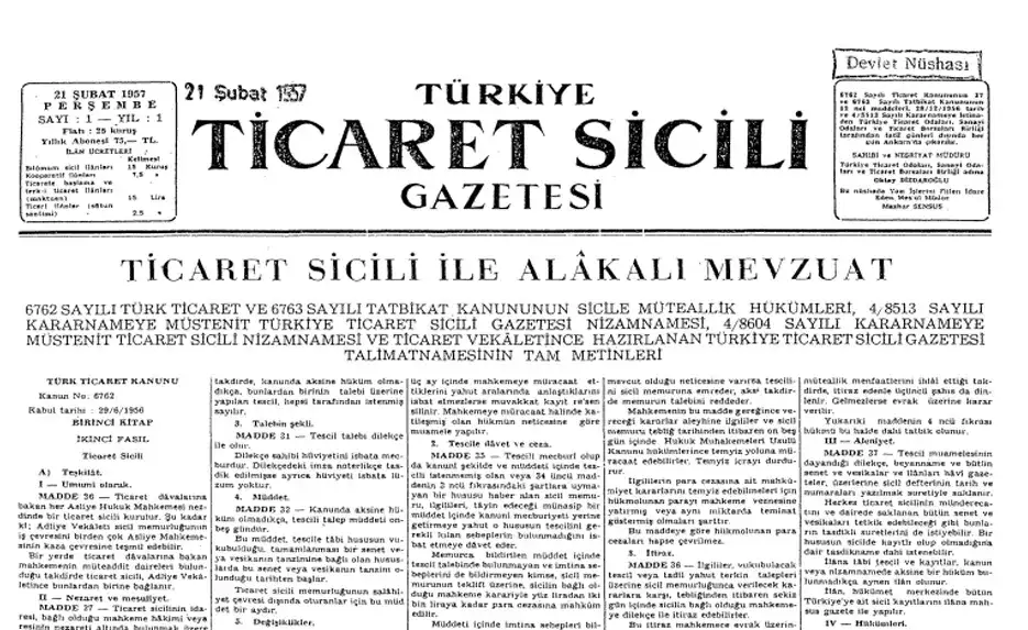 TİCARET SİCİL GAZETESİNDE DİJİTAL DÖNÜŞÜM