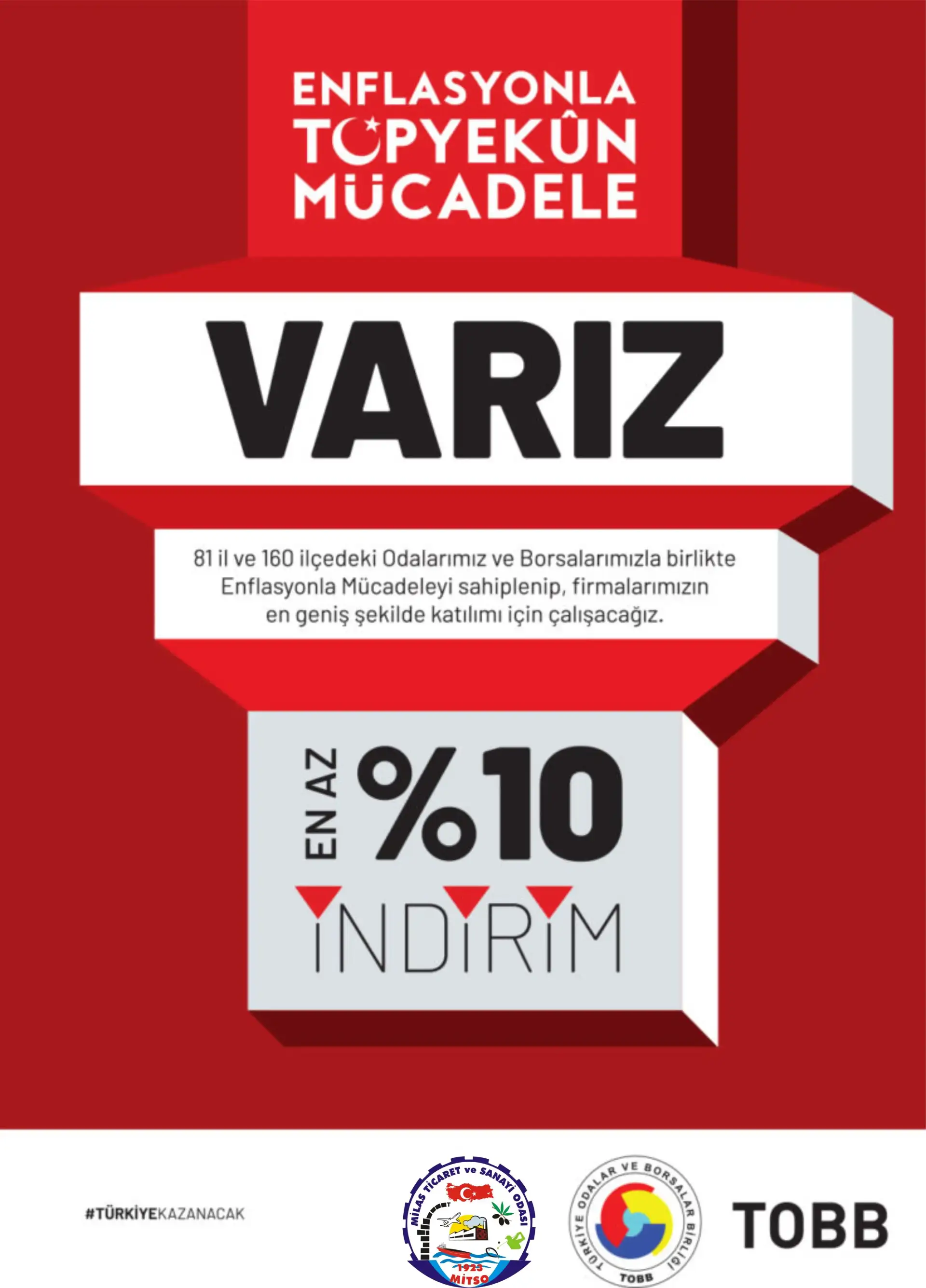 TOBB ve MİTSO, "ENFLASYONLA TOPYEKUN MÜCADELE"YE "VARIZ" DEDİ - 1