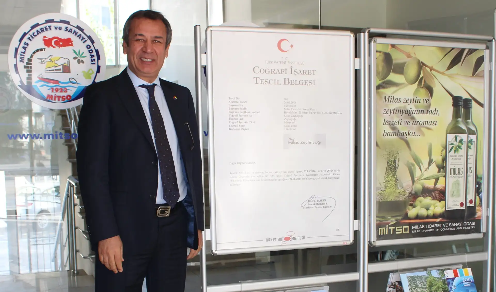 MİLAS ZEYTİNYAĞINA AB'DEN DE COĞRAFİ İŞARET ALINMASI KOMİSYONDA... - 1