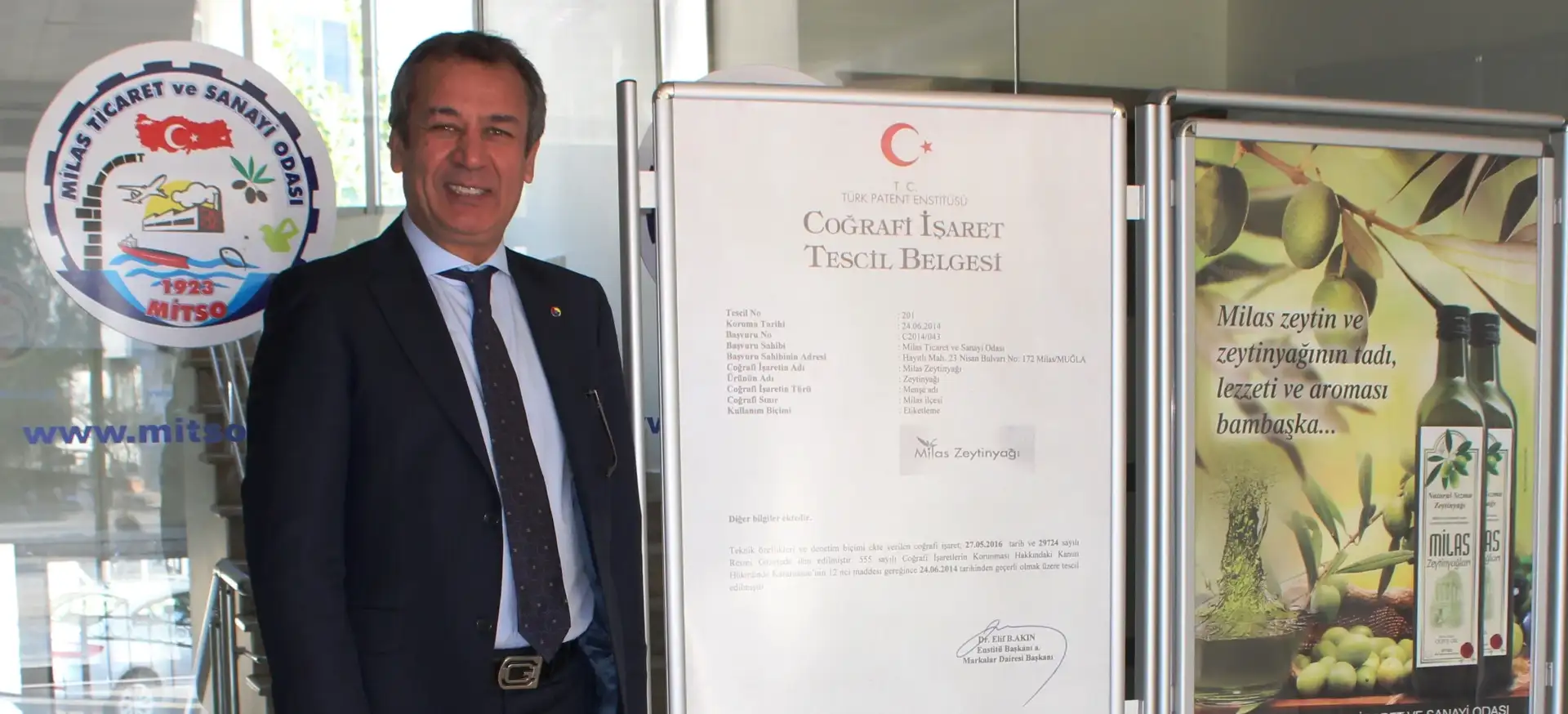 MİLAS ZEYTİNYAĞINA AB'DEN DE COĞRAFİ İŞARET ALINMASI KOMİSYONDA...