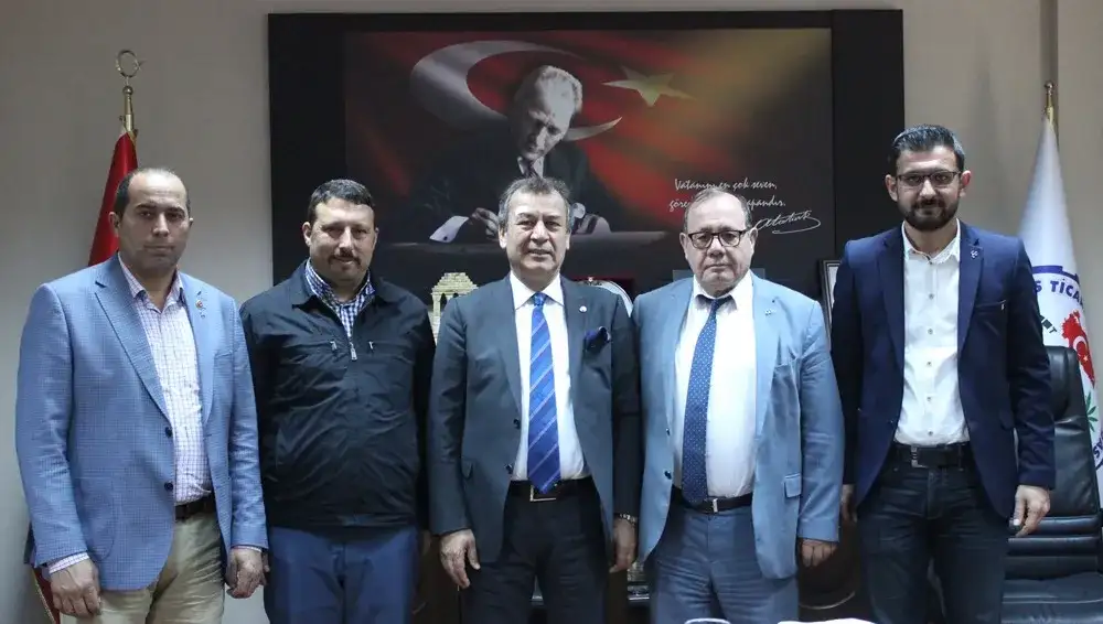 MHP Milas İlçe Yöneticilerini ağırlayan MİTSO Yönetim Kurulu Başkanı Reşit Özer: