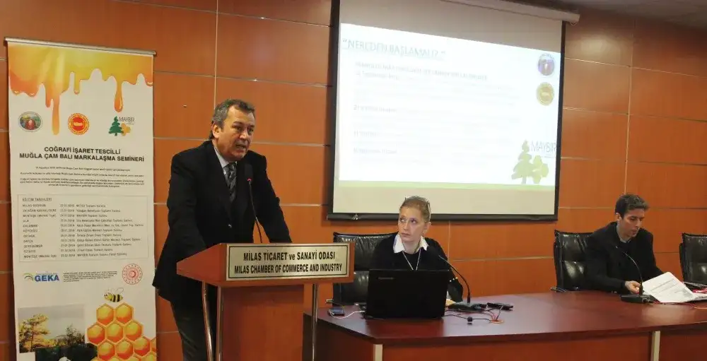 GEKA VE MAYBİR, BAL ÜRETİCİLERİNİ  COĞRAFİ İŞARETLİ "MUĞLA ÇAM BALI" HAKKINDA BİLGİLENDİRDİ