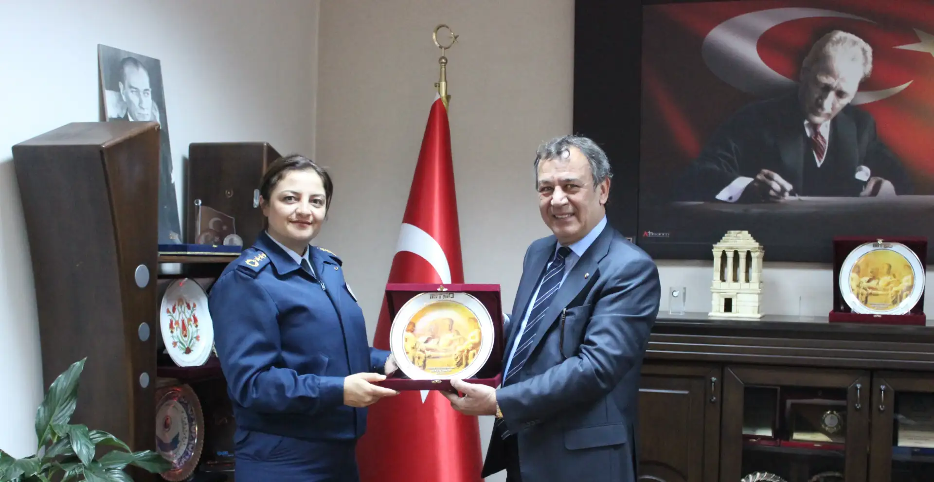 Milas Garnizon Komutanı Albay Emel Demiryakan MİTSO'da...