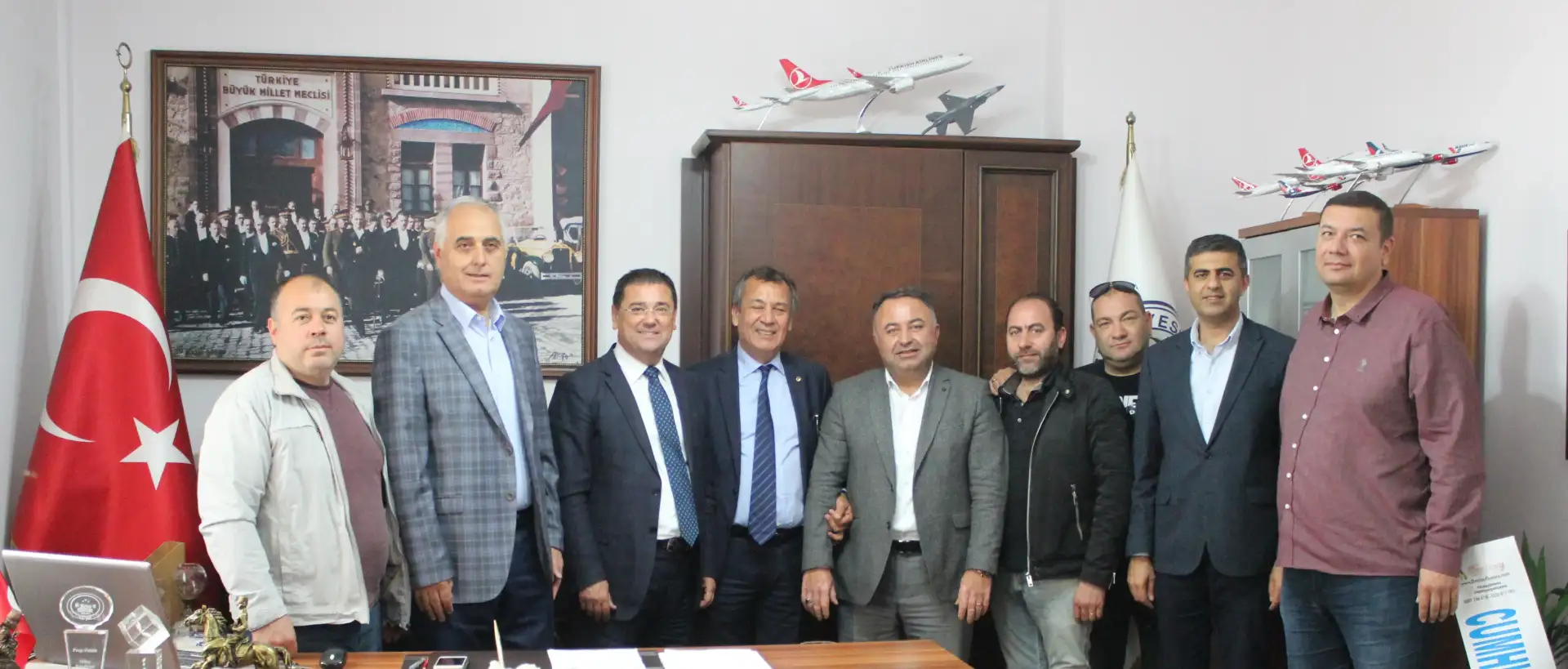 MİTSO, Belediye Başkanı Muhammet Tokat'ı ziyaret ederek kutladı. "MİLAS'TA EKSİĞİMİZ YOK, FAZLAMIZ ÇOK"