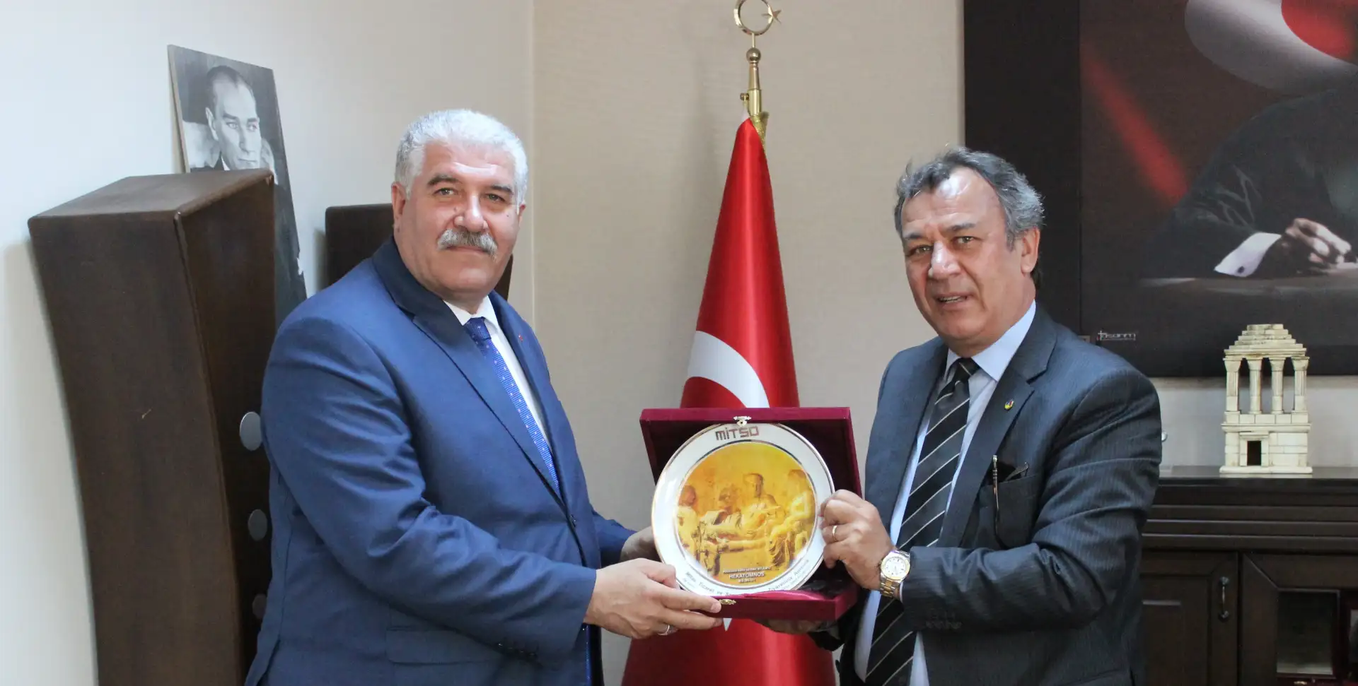 DHMİ Milas Bodrum Havalimanı Başmüdürü Mehmet Kaya, MİTSO'da: "BEN DE ARTIK BİR MİLASLI OLDUM"