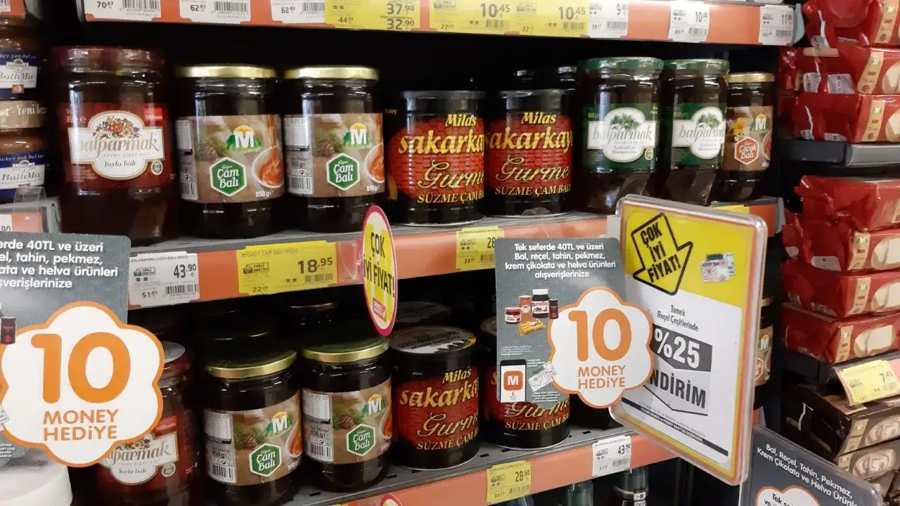 MİLAS'IN SAKARKAYA BALI  MİGROS VE METRO'LARIN RAFLARINDA... - 2