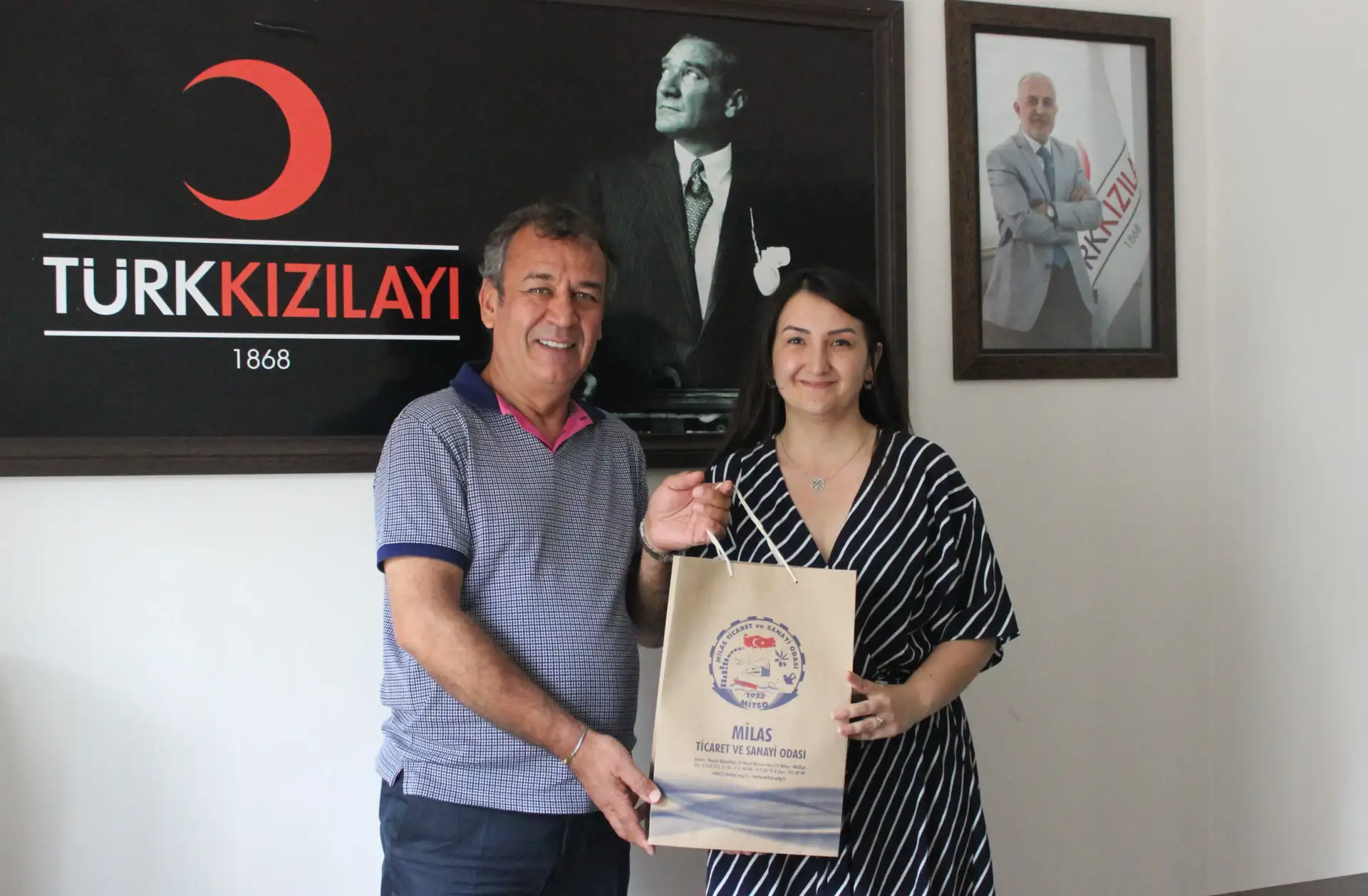 MİTSO, Türk Kızılay'ını ziyaret etti: "MİLAS'A BİR KAN MERKEZİ KURALIM"