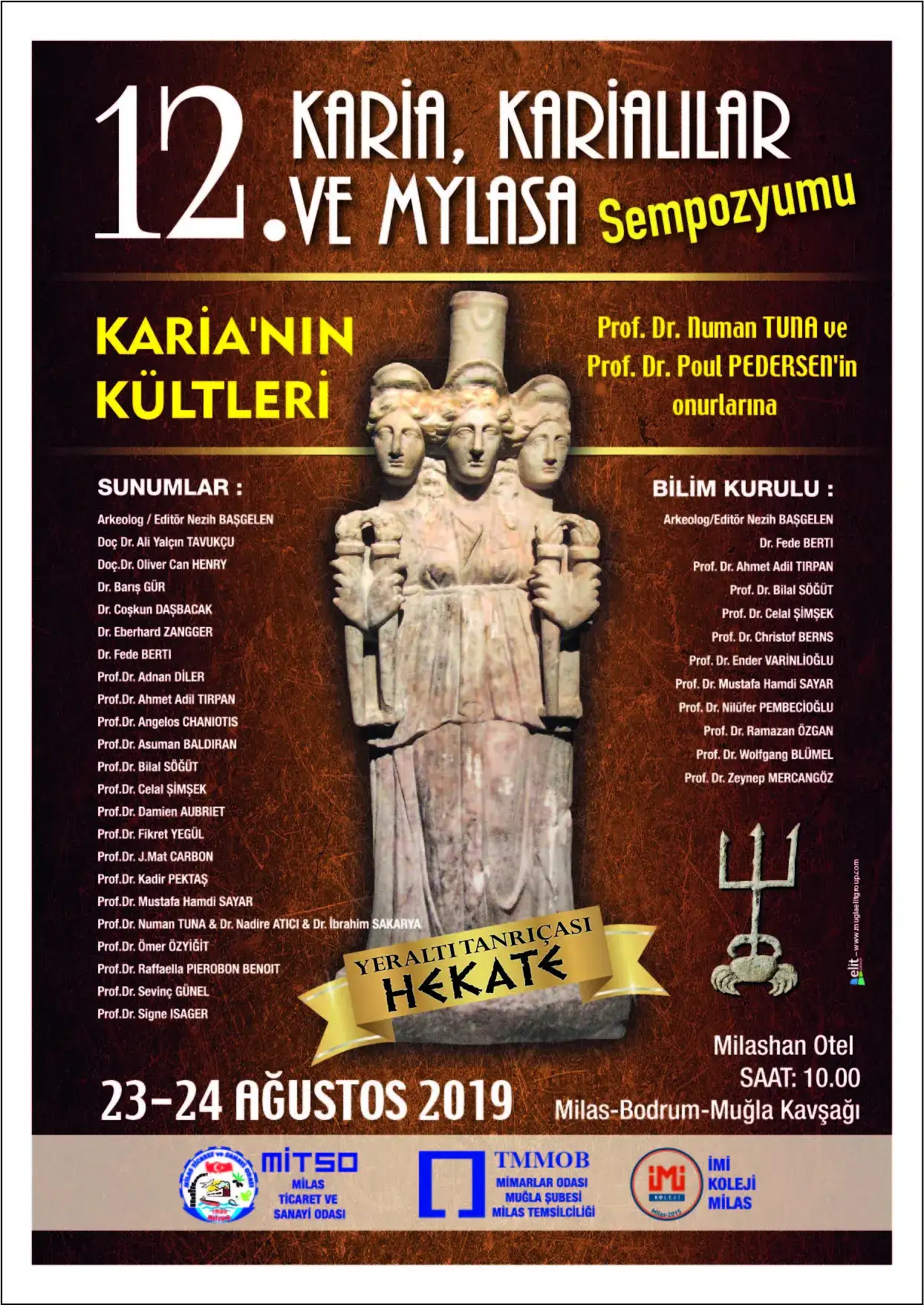 12. KARİA, KARİALILAR VE MYLASA SEMPOZYUMU BAŞLIYOR