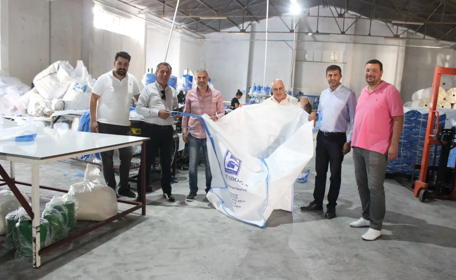 Güney Ege'nin tek "big bag" üretimi Milas'ta... GÜNDE 1200 BİG BAG YAPIY ORLAR