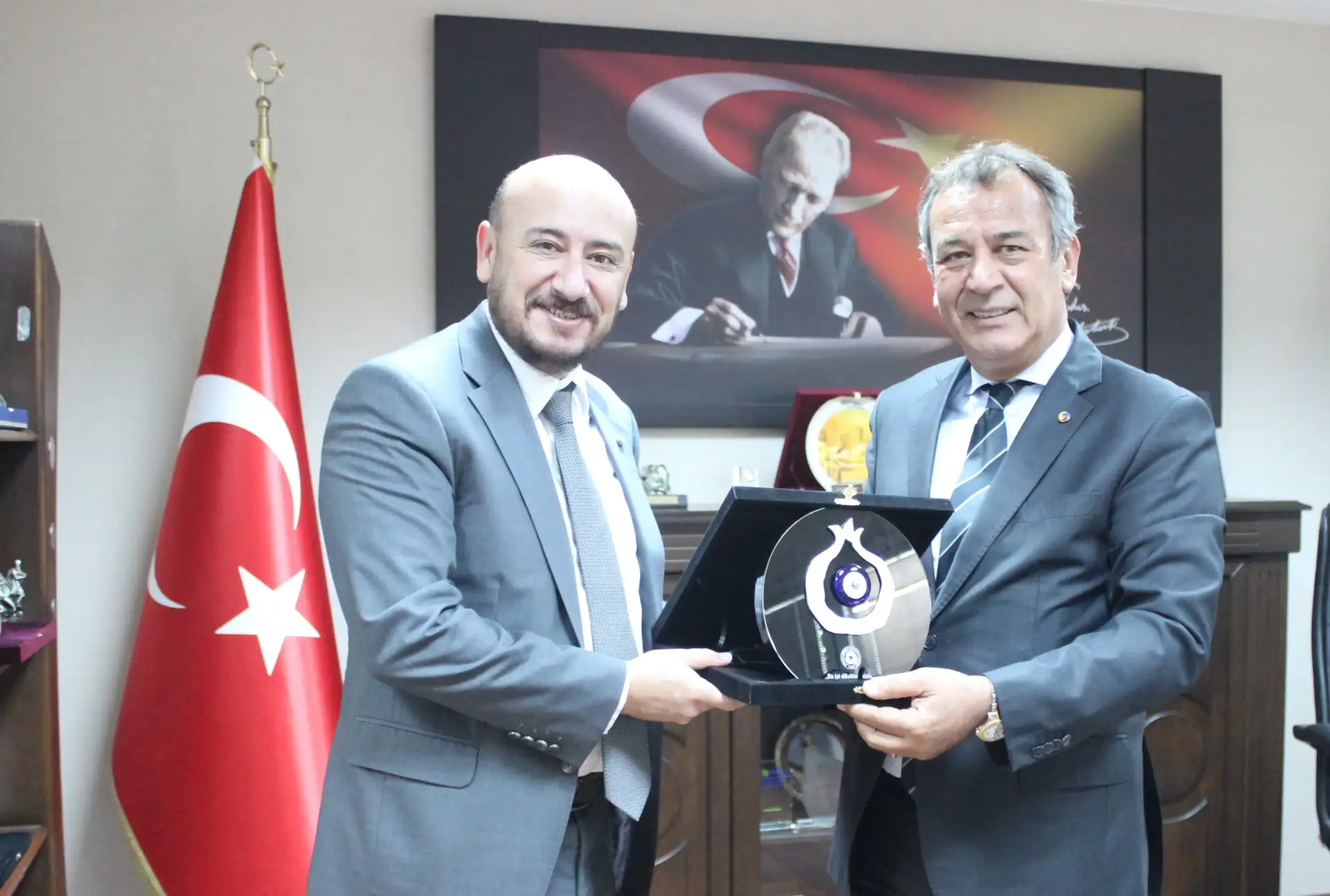 TOBB Yönetim Kurulu Üyesi ve Aydın TO Yönetim Kurulu Başkanı Hakan Ülken MİTSO'da   "AYDIN VE MUĞLA'NIN BİRLİKTE İŞ YAPMA GELENEĞİ VAR" - 1