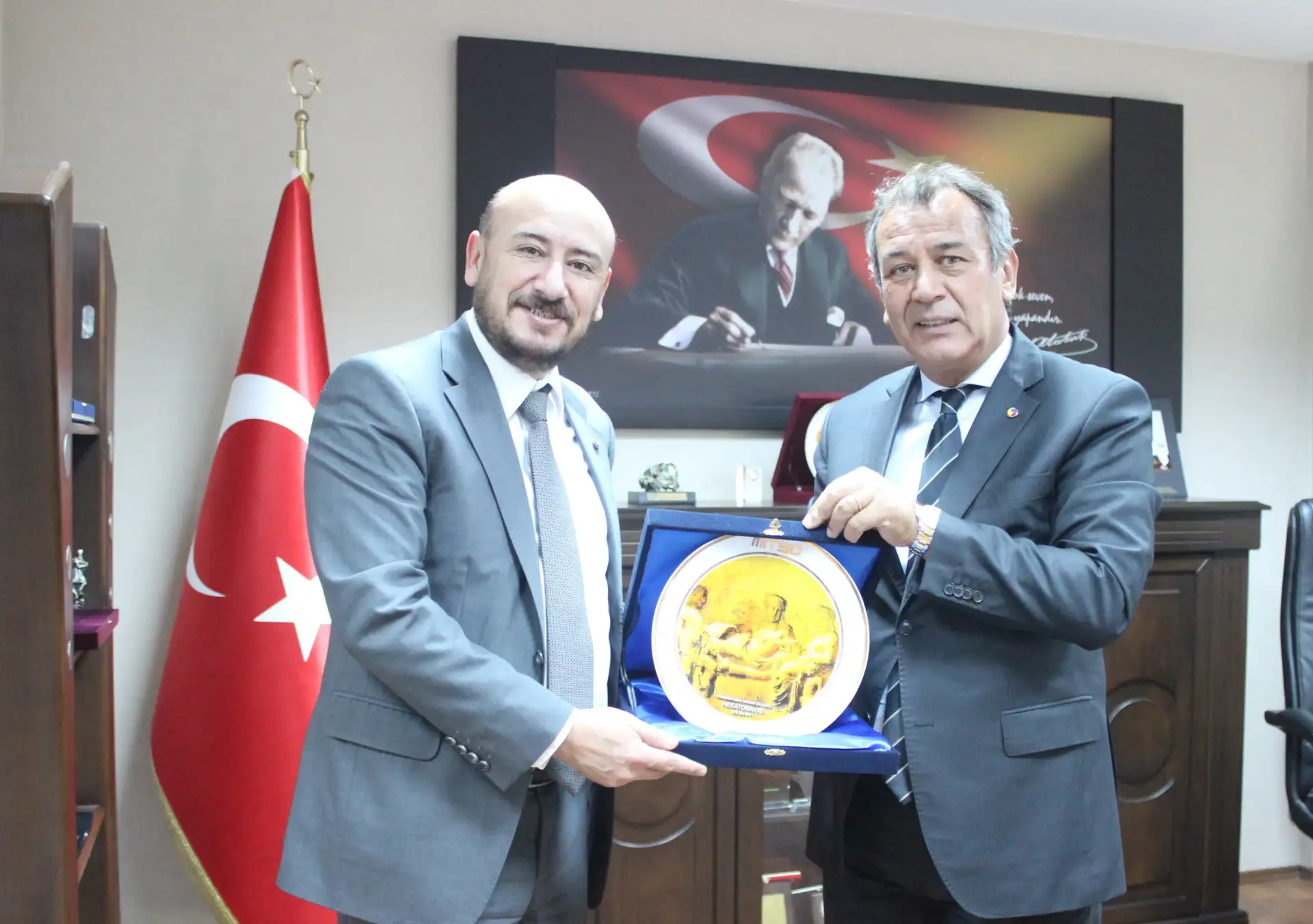 TOBB Yönetim Kurulu Üyesi ve Aydın TO Yönetim Kurulu Başkanı Hakan Ülken MİTSO'da   "AYDIN VE MUĞLA'NIN BİRLİKTE İŞ YAPMA GELENEĞİ VAR"