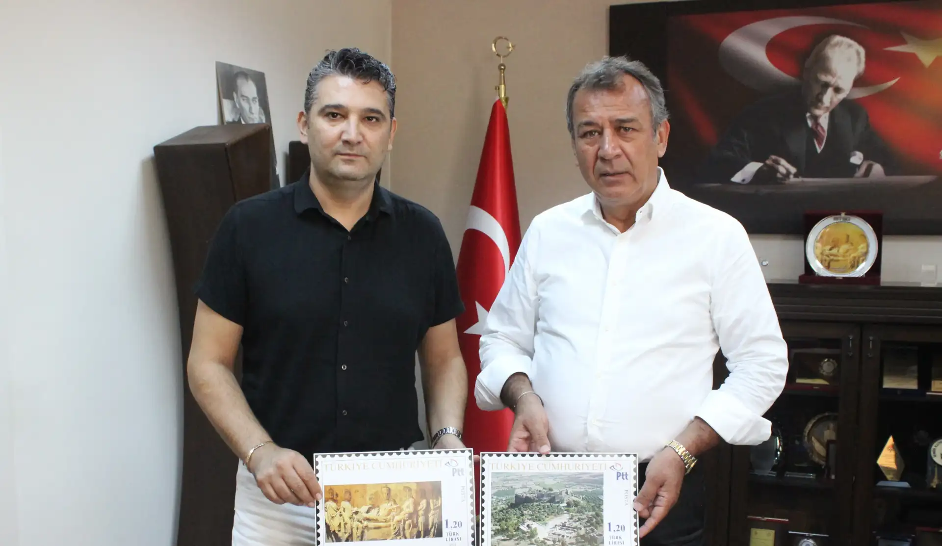 UNESCO Dünya Mirası Geçici Listesi'ndeki Uzunyuva ve Beçin'e MİTSO'DAN POSTA PULU İLE TANITIM