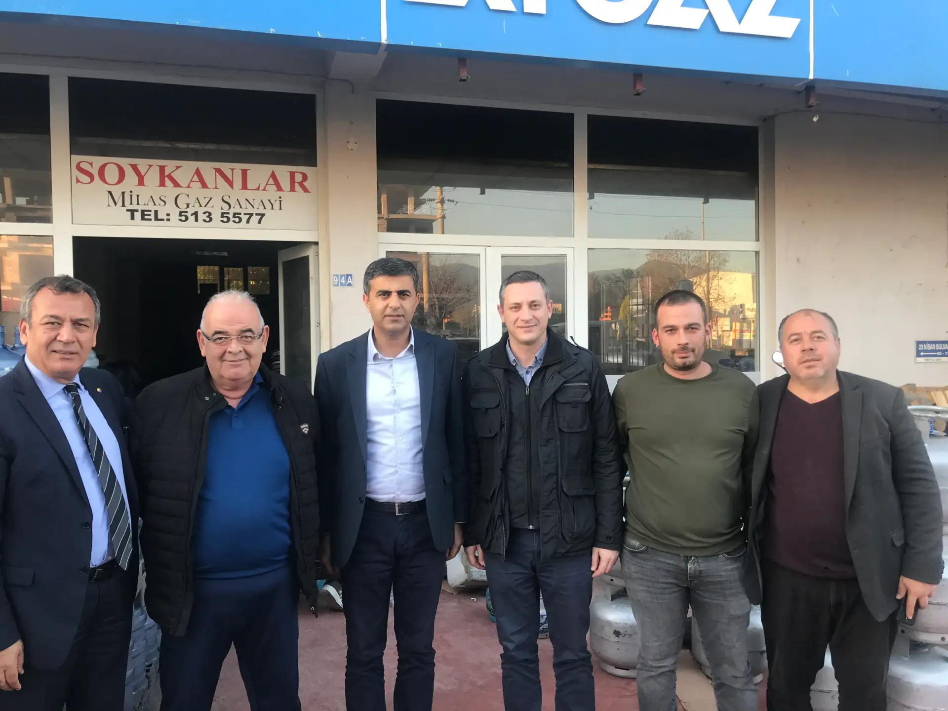 MİTSO üyelerini ziyaret ediyor: MİTSO'DAN SOYKANLAR MİLAS GAZ'A HAYIRLI İŞLER