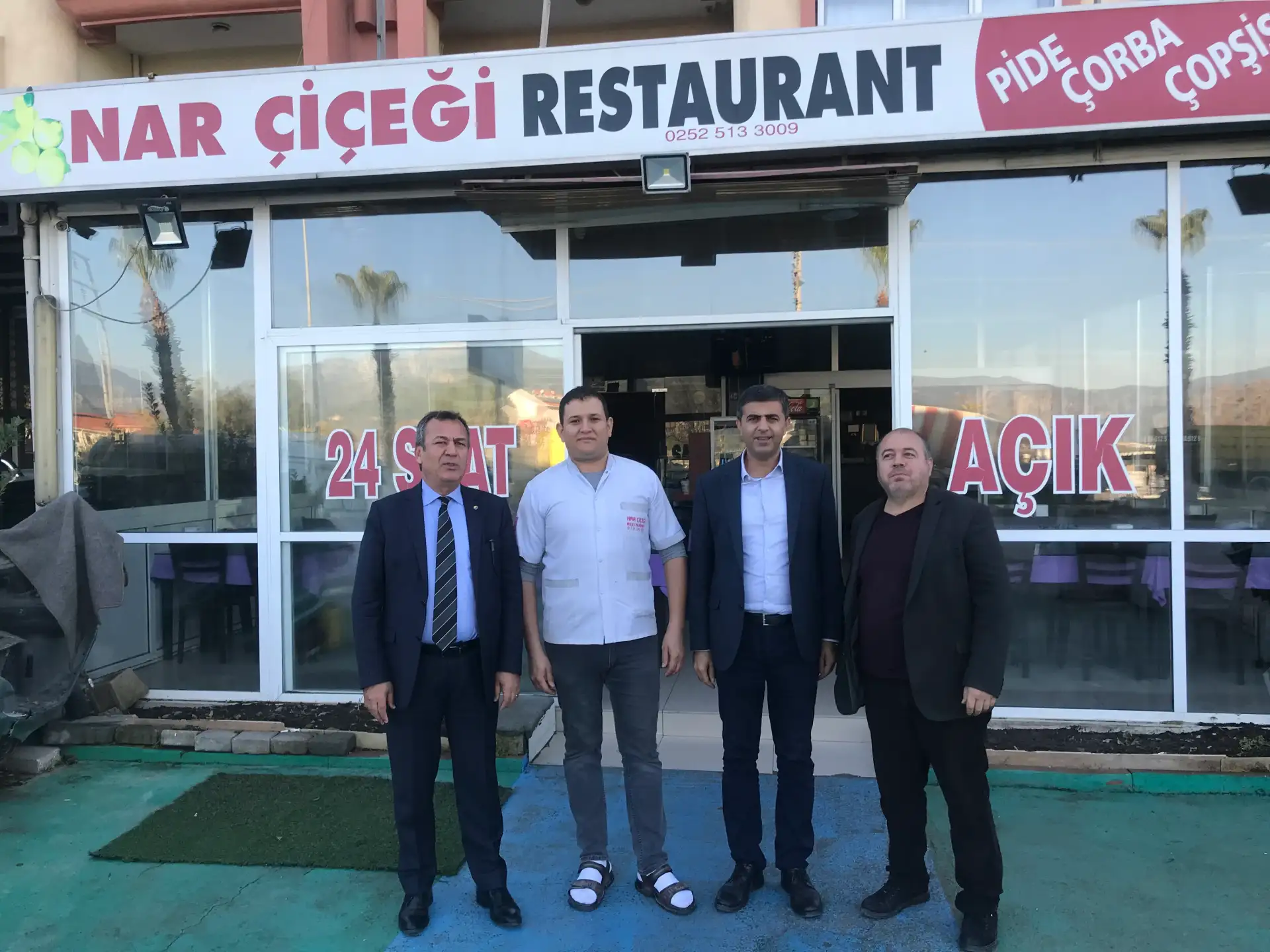 MİTSO'dan işyerlerine ziyaretler sürüyor:  MİTSO'DAN NAR ÇİÇEĞİ RESTAURANT'A HAYIRLI İŞLER