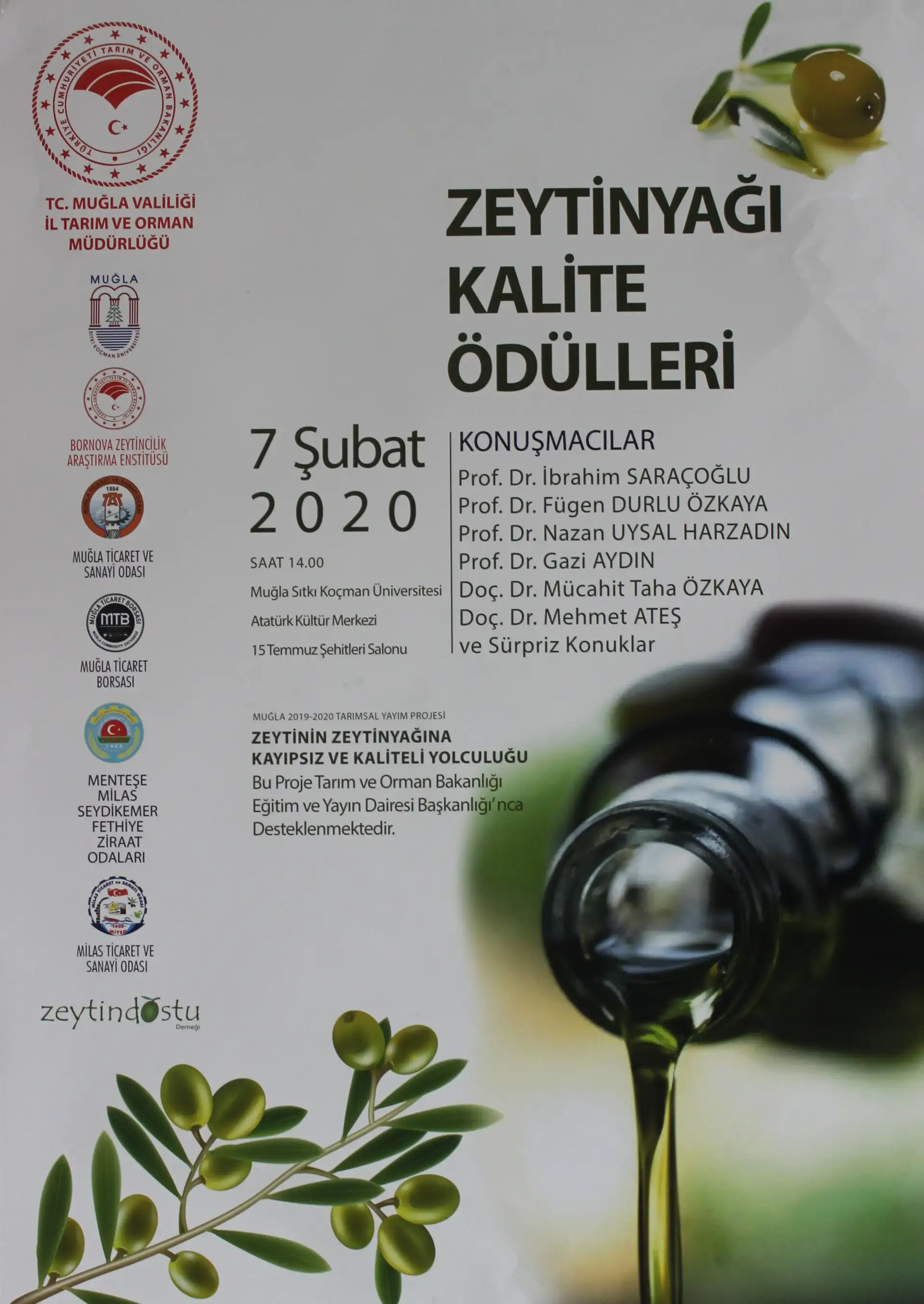 Yarışmaya 86 zeytinyağı katılmıştı... MUĞLA'NIN EN KALİTELİ ZEYTİNYAĞLARI 7 ŞUBATTA AÇIKLANIYOR