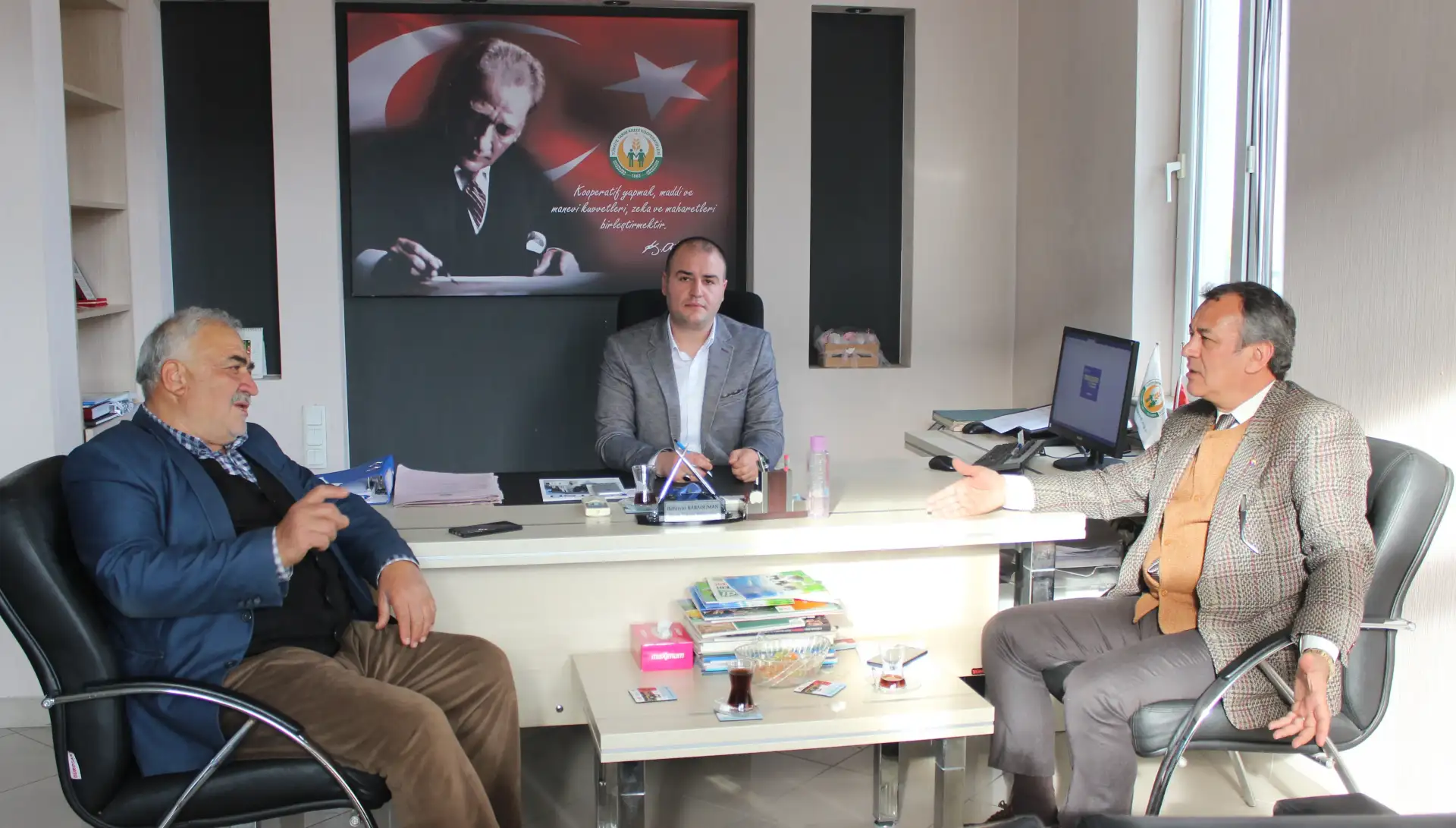 MİTSO'DAN TARIM KREDİ KOOPERATİFİ'NE... "RAFLARINIZDA MİLAS ZEYTİNYAĞI  DA OLSUN..."