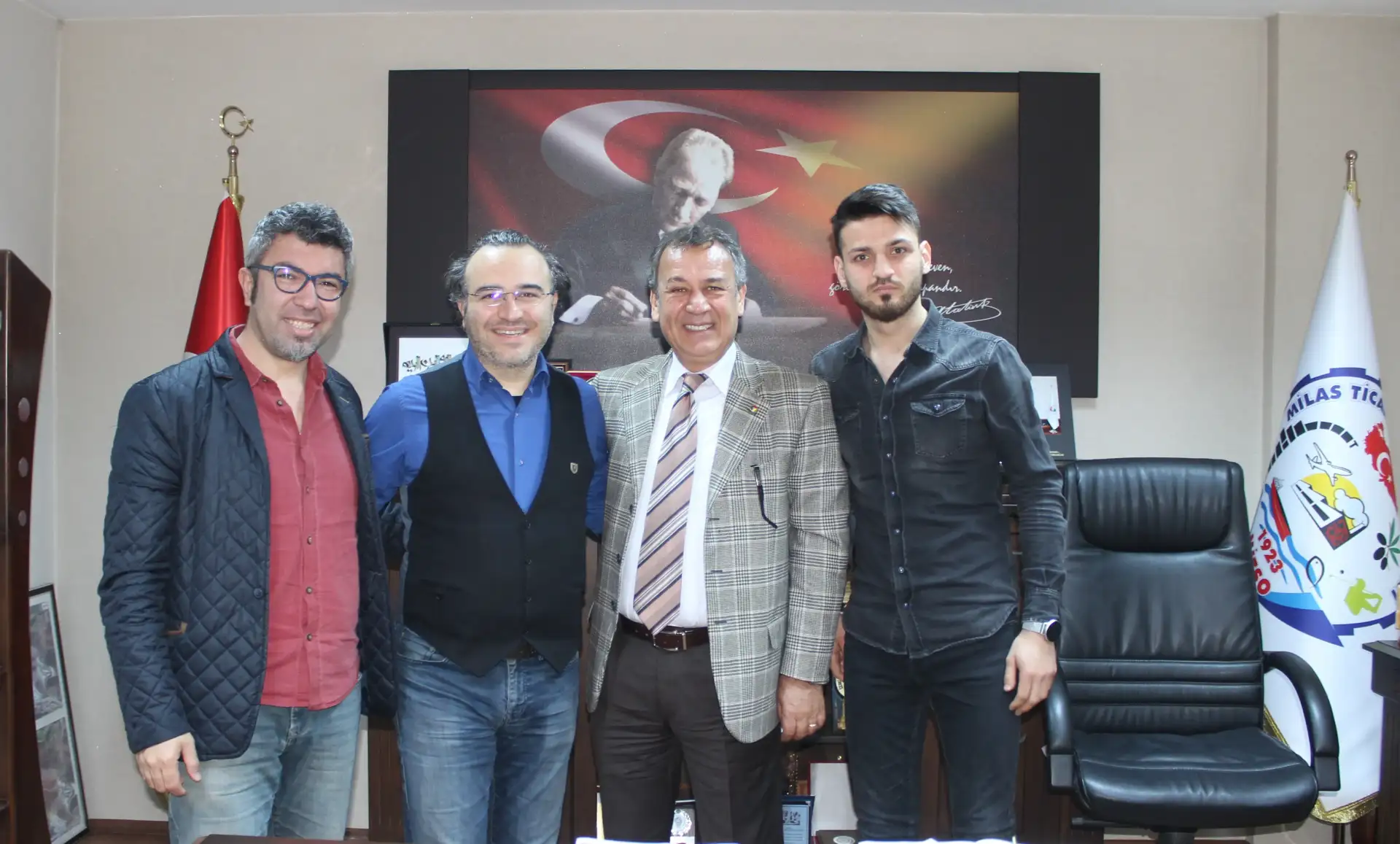 MİTSO'DA PROJELERİNİ ANLATTILAR: DİZİ FİLM ÇEKECEKLER, MİLAS'I TANITACAKLAR...