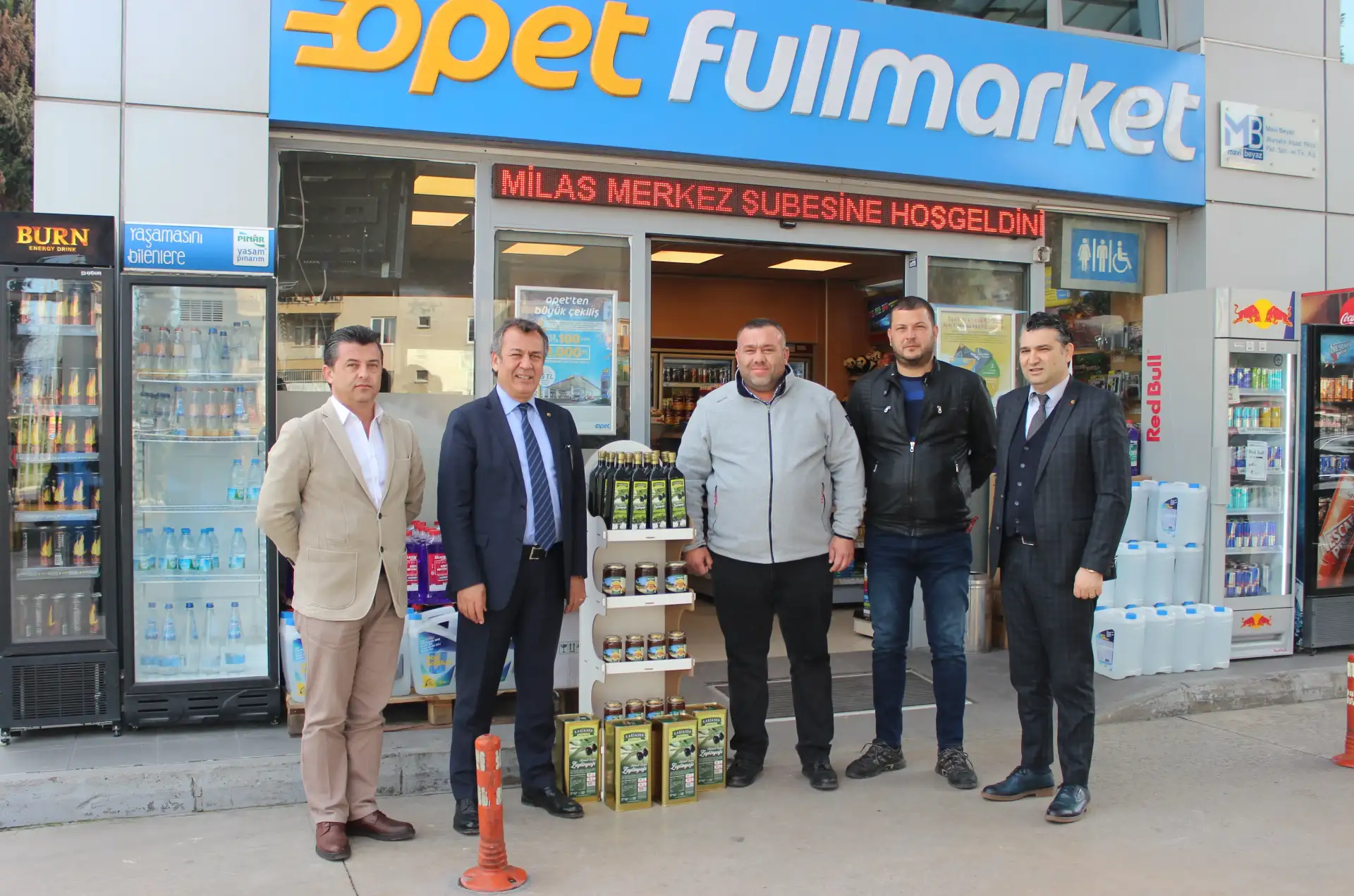 MİLAS'IN ZEYTİNYAĞI VE BALI MAVİ BEYAZ A.Ş.'NİN MİLAS, BODRUM VE MARMARİS'TEKİ OPET AKARYAKIT İSTASYONLARINDA