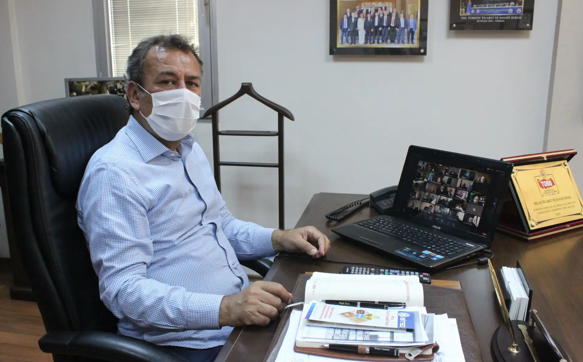 TARIM VE ORMAN BAKANI PAKDEMİRLİ VE TOBB BAŞKANI HİSARCIKLIOĞLU 365 ODA VE BORSA BAŞKANIYLA VİDEO KONFERANSTA BULUŞTU - 1