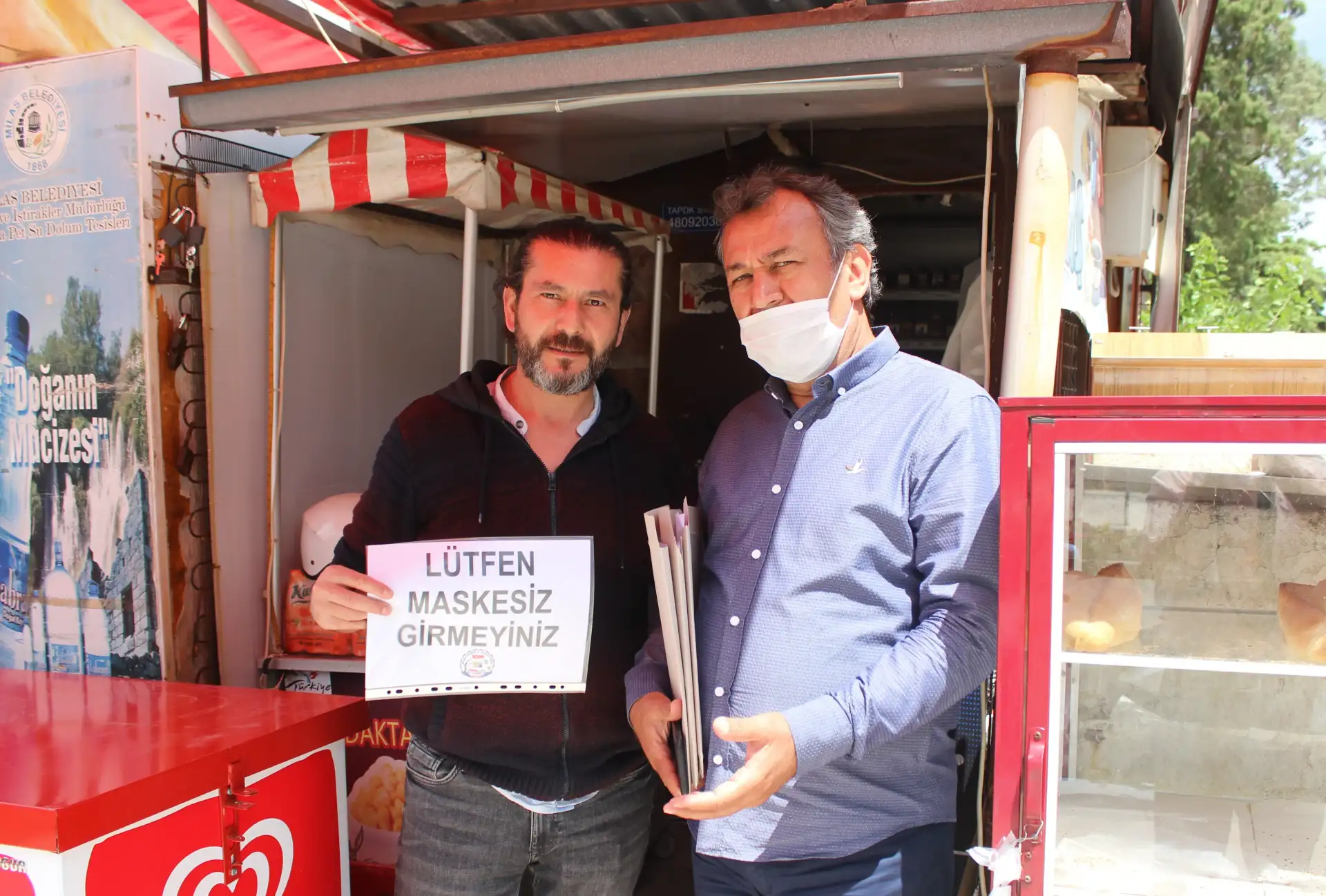 MİTSO, İŞYERLERİNİ KORONAVİRÜS NEDENİYLE UYARDI... "MASKE TAKALIM, SOSYAL MESAFEYE DİKKAT EDELİM..." - 1