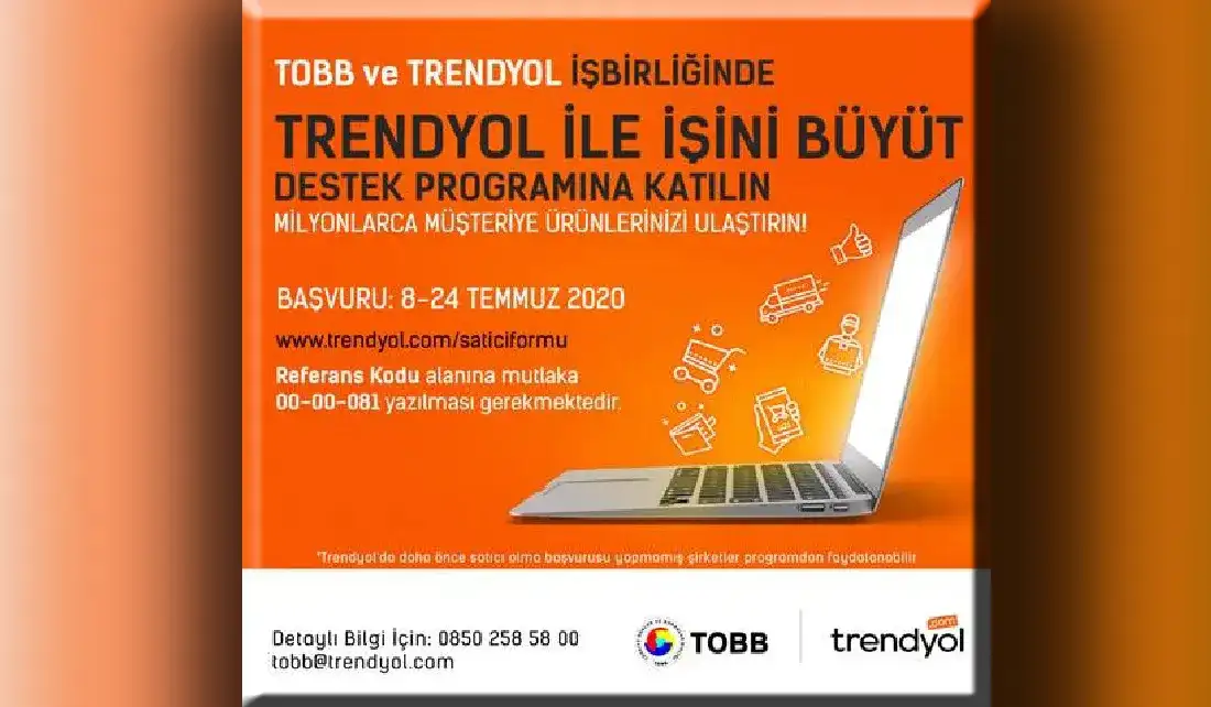 TOBB - TRENDYOL İŞBİRLİĞİNDE   KOBİ'LERE E-TİCARETİN PÜF NOKTALARI ÖĞRETİLECEK - 1