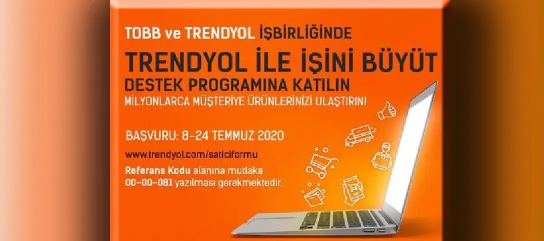 TOBB - TRENDYOL İŞBİRLİĞİNDE   KOBİ'LERE E-TİCARETİN PÜF NOKTALARI ÖĞRETİLECEK