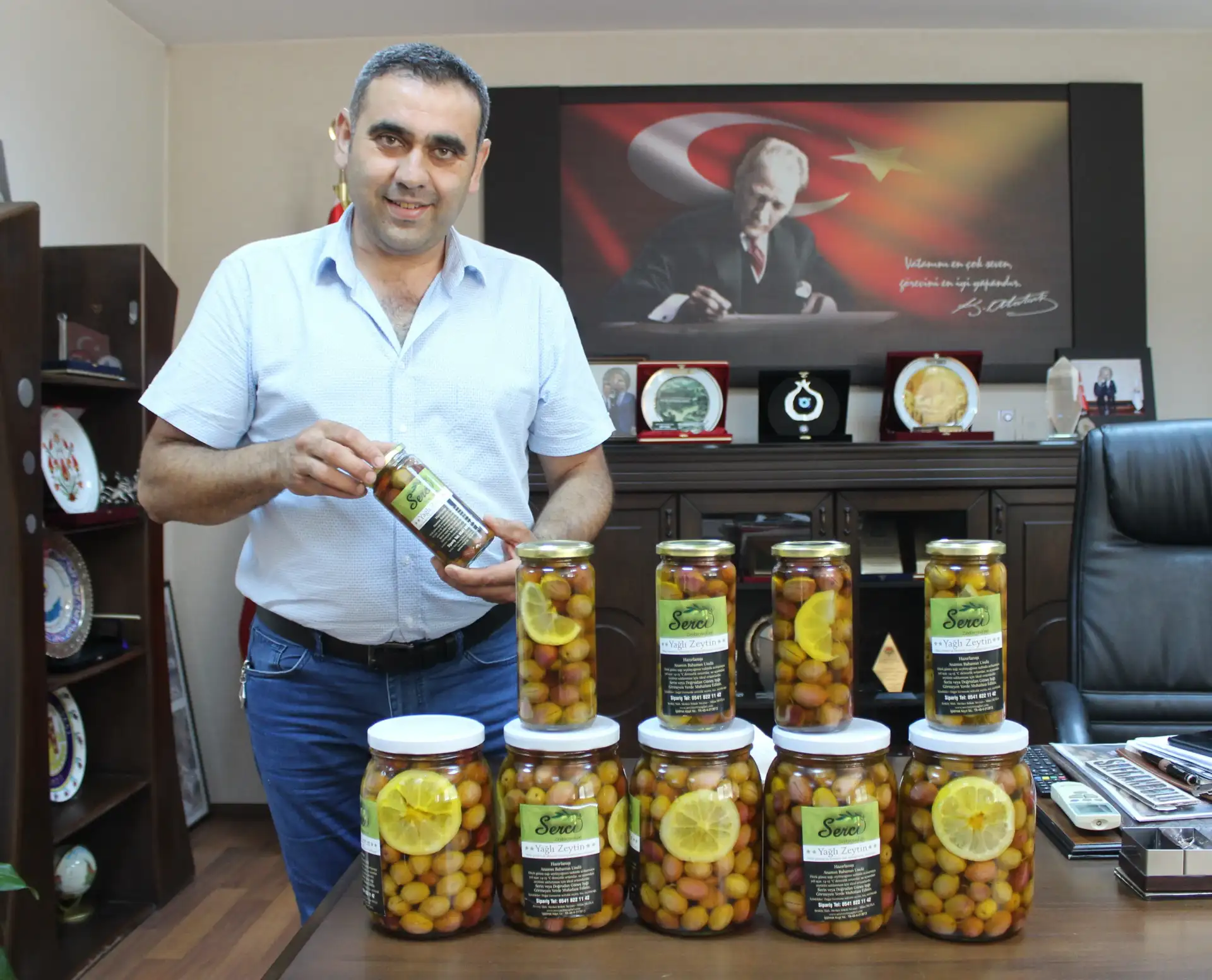 MİLAS'IN İLK COĞRAFİ İŞARETLİ YAĞLI ZEYTİNİ SERCİ OLDU - 1