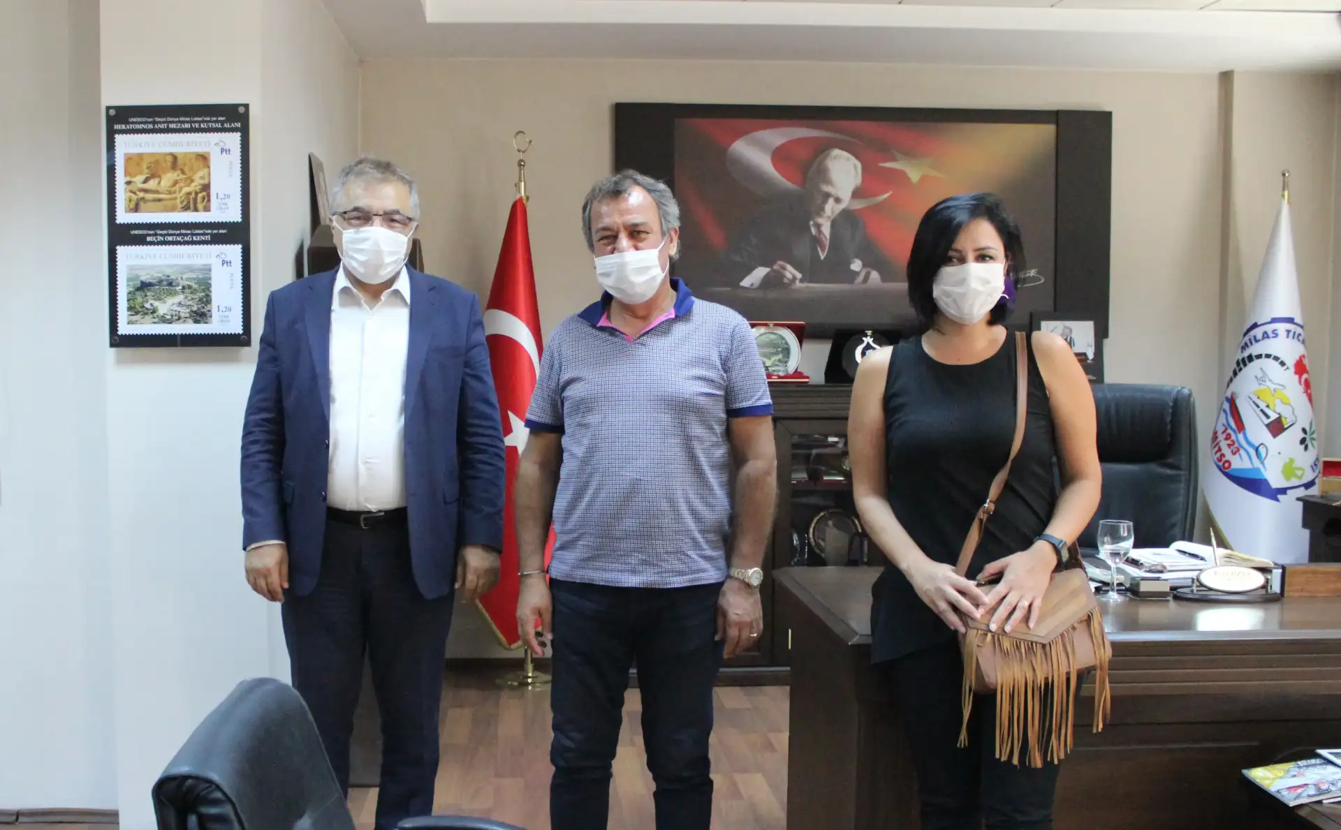 Vakıfbank Milas Şubesi Müdürü MİTSO'da... "KÜÇÜK ÜRETİCİLER BİRLEŞMEZSE PİYASADA REKABET EDEMEZ"