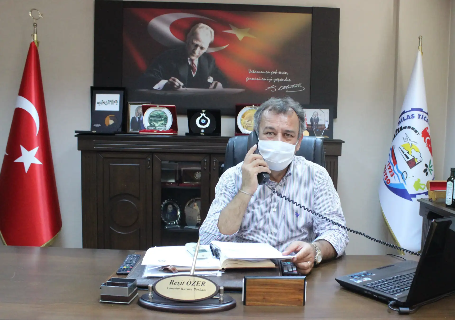 MİTSO, SALGIN NEDENİYLE SİGORTA HAFTASINI TELEFONLA KUTLADI