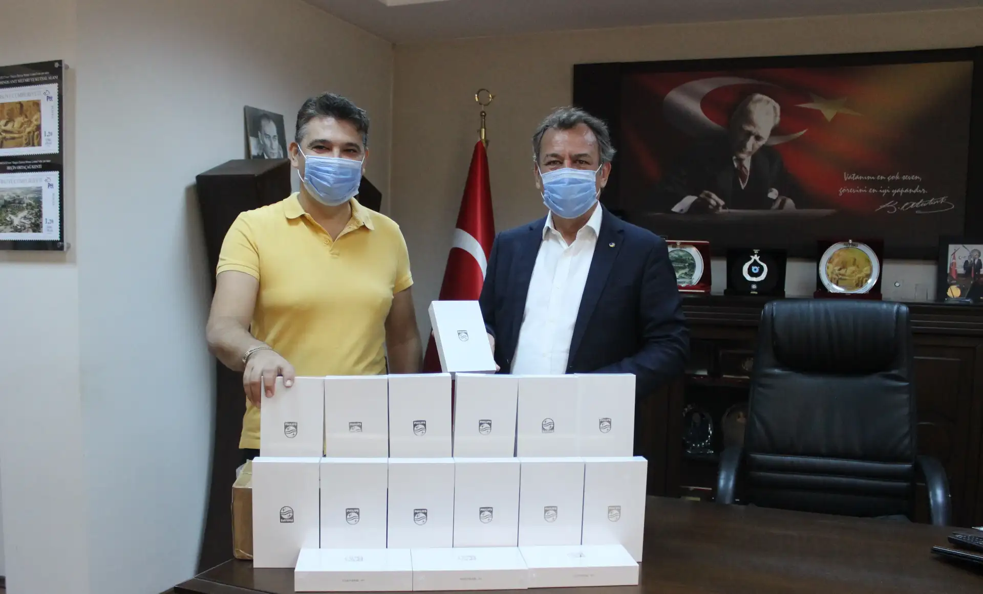 MİTSO'YA BAĞIŞLANAN TABLETLER MİLLİ EĞİTİME TESLİM EDİLDİ.