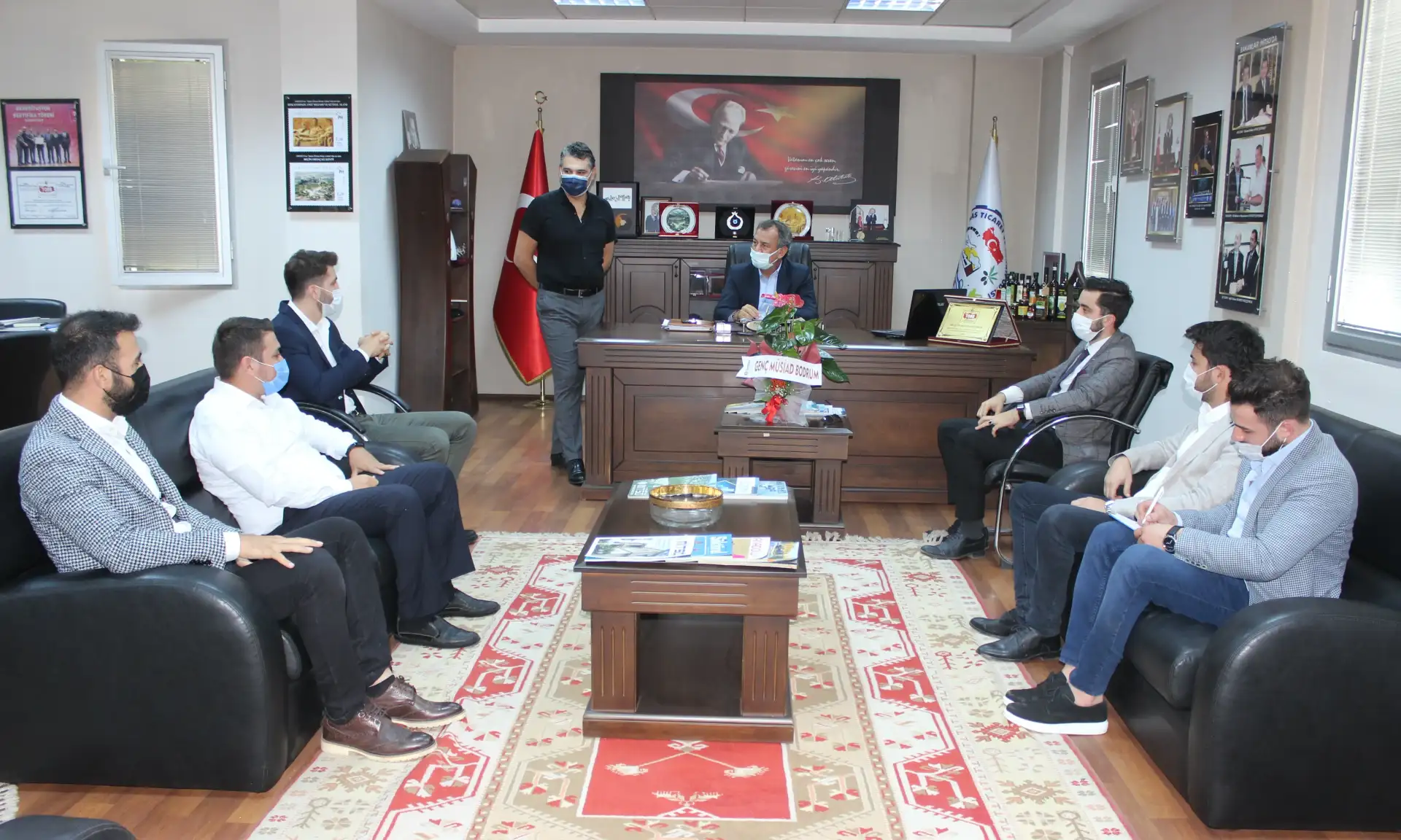 MİTSO, Genç MÜSİAD - Bodrum Şube Yönetimini konuk etti:    "AB'DEN COĞRAFİ İŞARET ALDIĞIMIZDA MİLAS ZEYTİNYAĞINI HİÇ KİMSE TUTAMAZ"