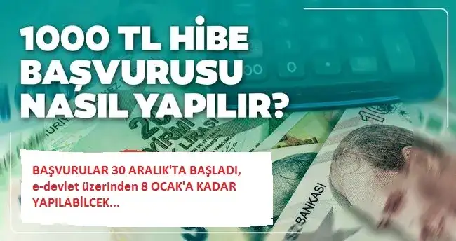 Üç aylık dönem için hibe ve kira desteğinden yararlanmak isteyenler için başvurular başladı.