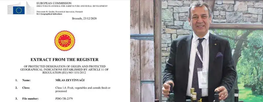 MİTSO bir "imkansız"ı daha başardı! MİLAS ZEYTİNYAĞI, AB'DEN COĞRAFİ İŞARET ALAN İLK VE TEK TÜRK ZEYTİNYAĞI OLDU