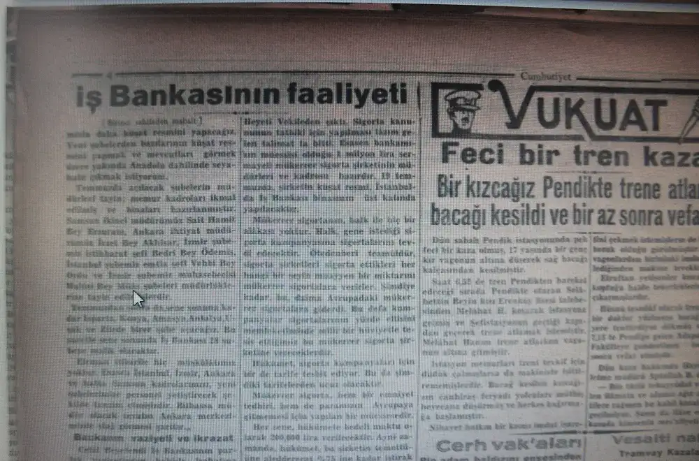 Türkiye İş Bankası'ndan MİTSO'ya çok özel bir armağan: İŞ BANKASI MİLAS ŞUBESİNİN KURULUŞUNU VEREN CUMHURİYET GAZETESİ - 2