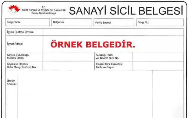 Sanayi ve Teknoloji İl Müdürlüğü: İŞLETME CETVELLERİNİ NİSAN SONUNA KADAR e-devlet ÜZERİNDEN ÜCRETSİZ GÖNDEREBİLİRSİNİZ