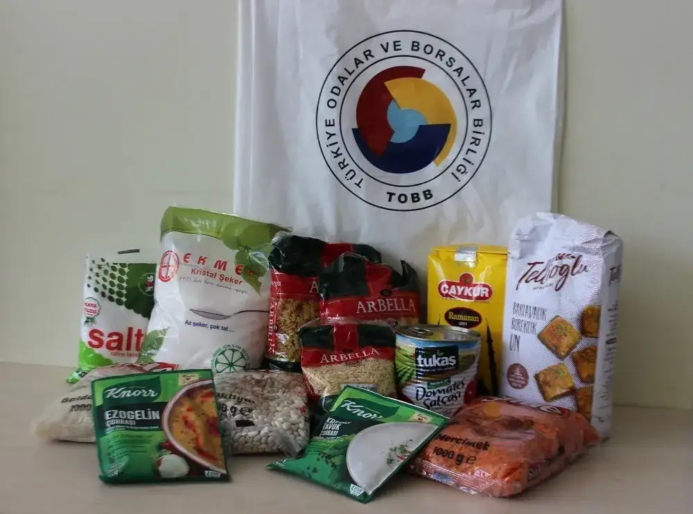 TOBB - MİTSO İŞBİRLİĞİNDE 1012 AİLEYE 100 BİN LİRALIK ERZAK YARDIMI YAPILDI