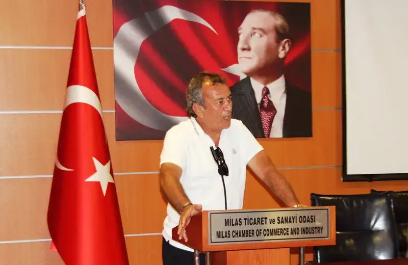 MİTSO'nun temmuz ayı olağan meclis toplantısında konuşan Reşit Özer: "MİLAS ZEYTİNYAĞININ ÇOK ÖNEMLİ BİR ATAK YAPTI KONUŞULUYOR"