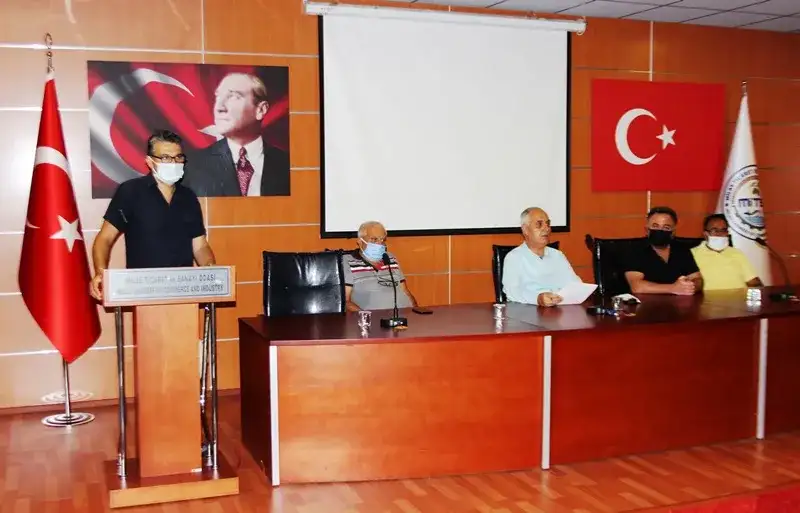 MİTSO'nun ağustos ayı meclis toplantısında konuşan Reşit Özer: "YANAN BÖLGELERDE EN ÖNEMLİ İHTİYAÇ HAYVAN VE ARI YEMİ" - 1