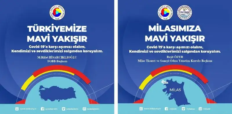 COVİD - 19 'A KARŞI AŞIMIZI OLALIM KENDİMİZİ VE SEVDİKLERİMİZİ KORUYALIM