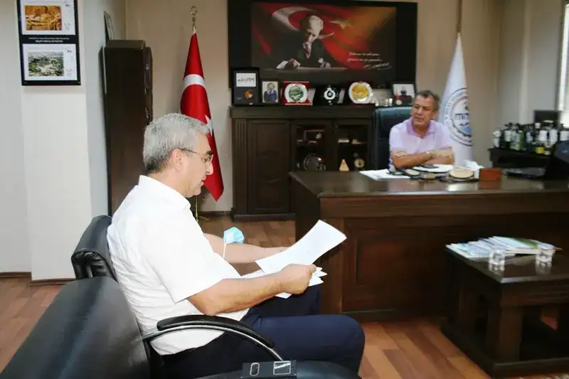 MİLAS SGK MÜDÜRÜ ÖMER GÜLTER ERTELEME İÇİN MİTSO'YU BİLGİLENDİRDİ. - 1