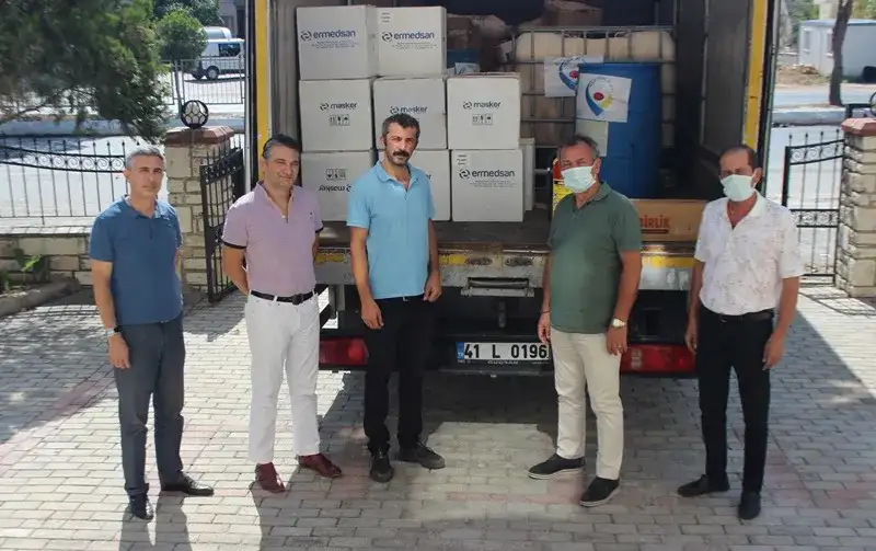 GEBZE TİCARET ODASI MİTSO'YA ORMAN YANGINI YARDIMI YAĞDIRIYOR