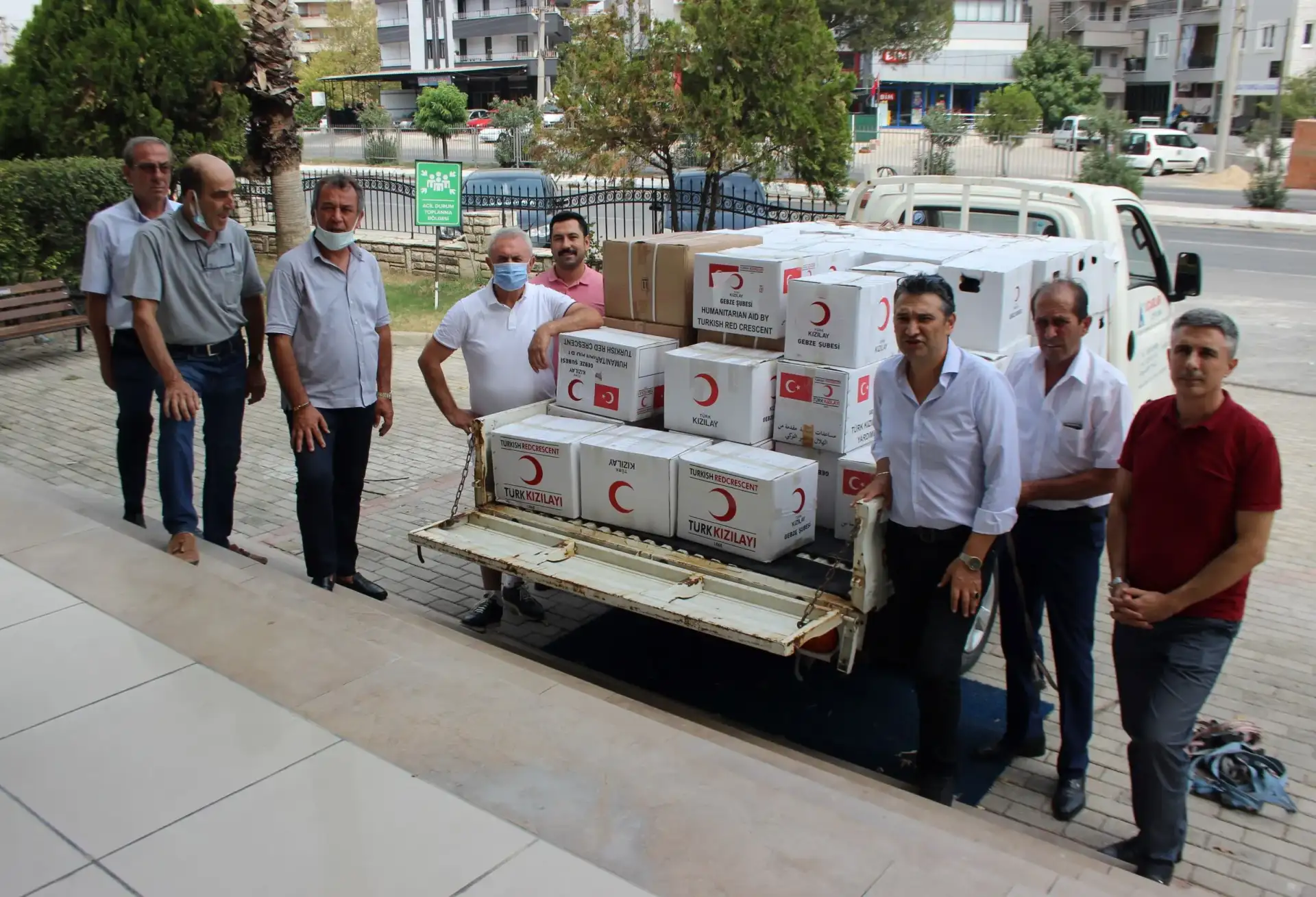 TÜRK KIZILAYI'NIN GEBZE ŞUBESİNDEN MİLAS ŞUBESİNE YANGIN DESTEĞİ