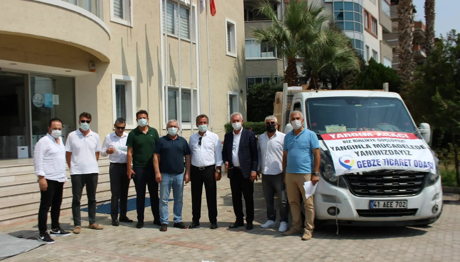 Orman yangınlarına karşı TOBB üyesi odaların dayanışması: GEBZE TİCARET ODASININ ORMAN YANGININA KARŞI MALZEME ve KUMANYA DESTEĞİ MİTSO'DA